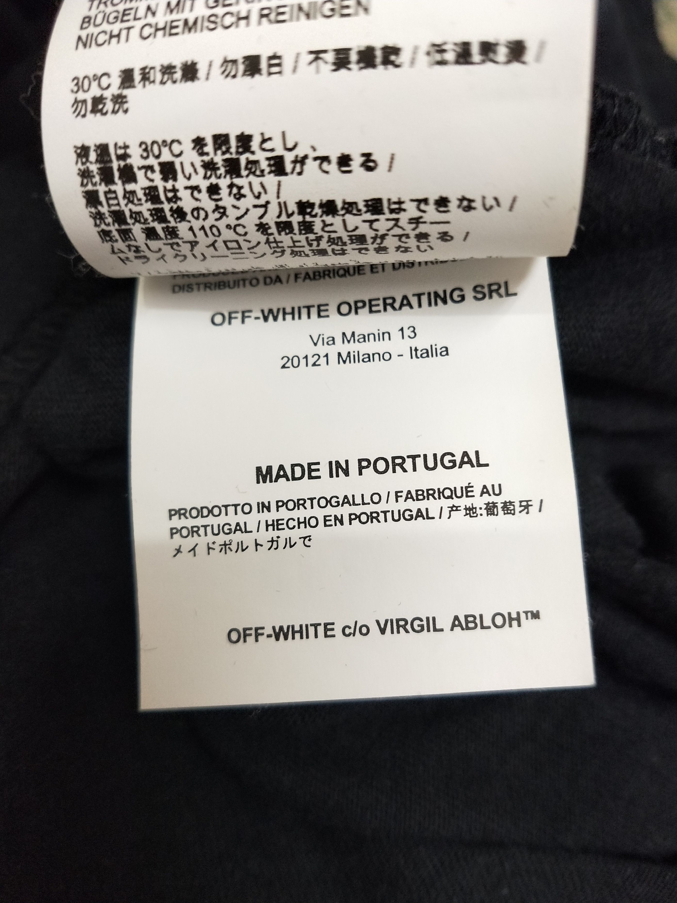 Off-White Backbone Zip Mock Neck Long Sleeve Tee Size US L / EU 52-54 / 3 - 8 Thumbnail