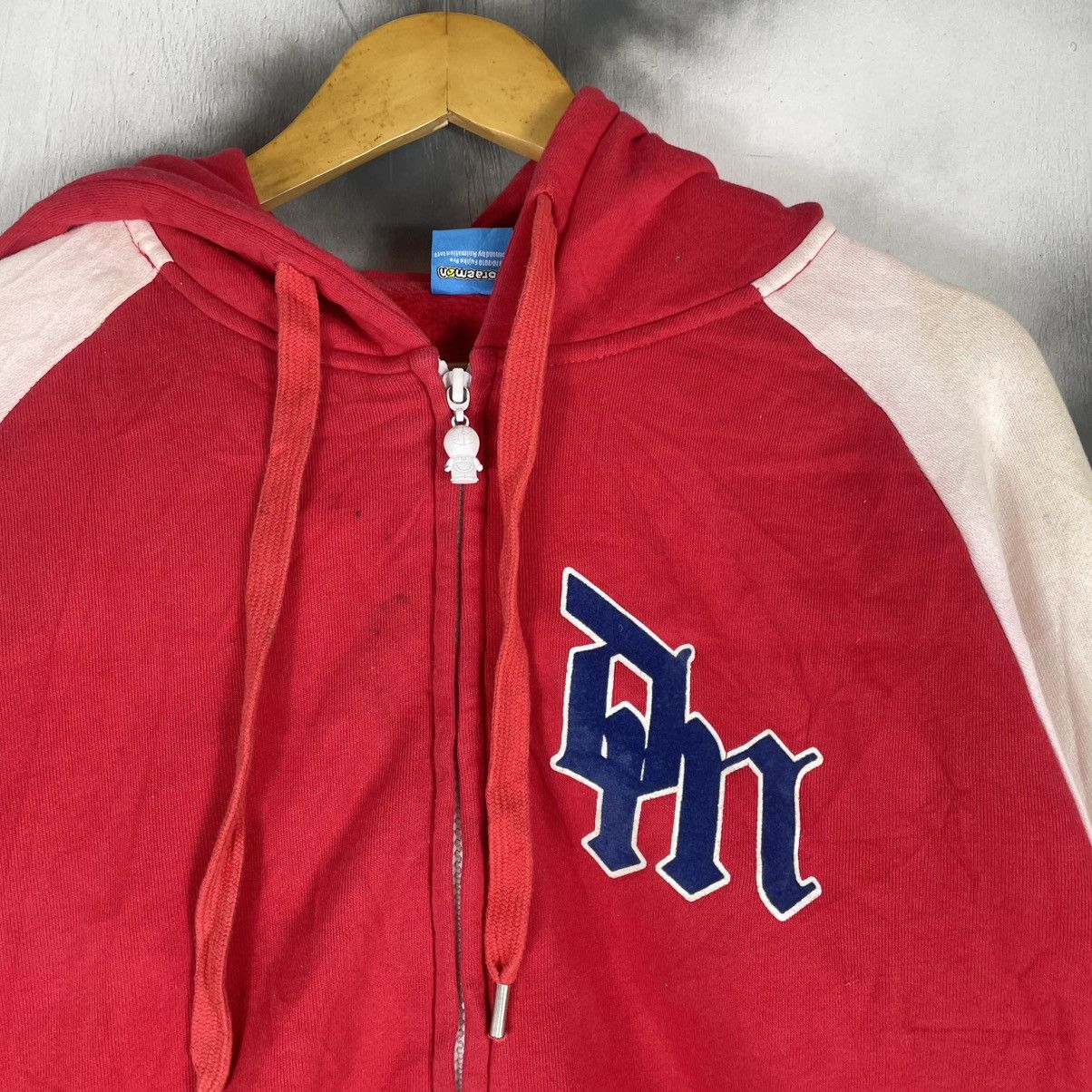 Anime Vintage Doraemon Zipper Hooded Size US L / EU 52-54 / 3 - 7 Thumbnail