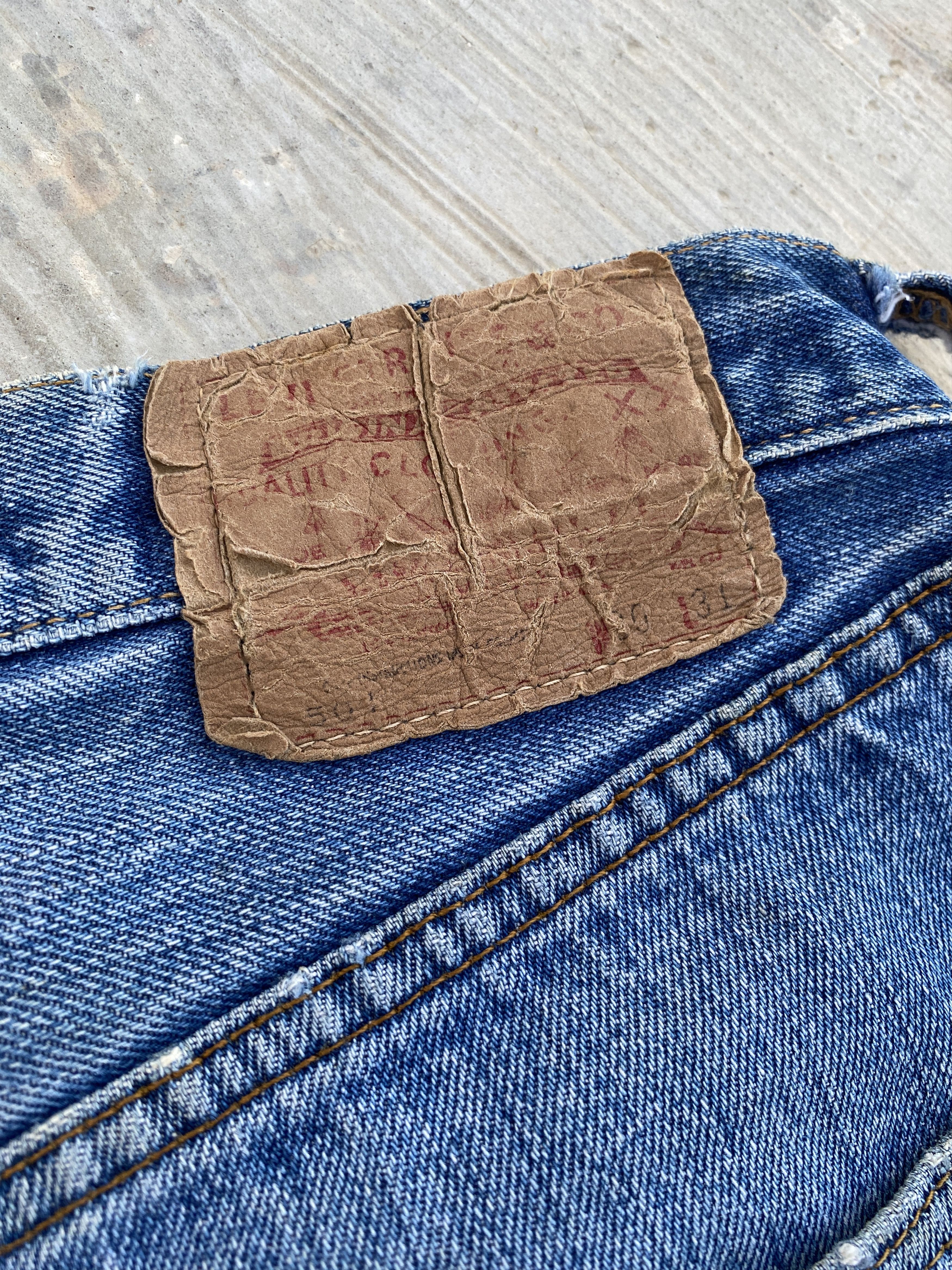 Levi's × Vintage Vintage 60/70s Levis 501 Big E Redline #6 Selvedge Jeans Size US 28 / EU 44 - 10 Thumbnail