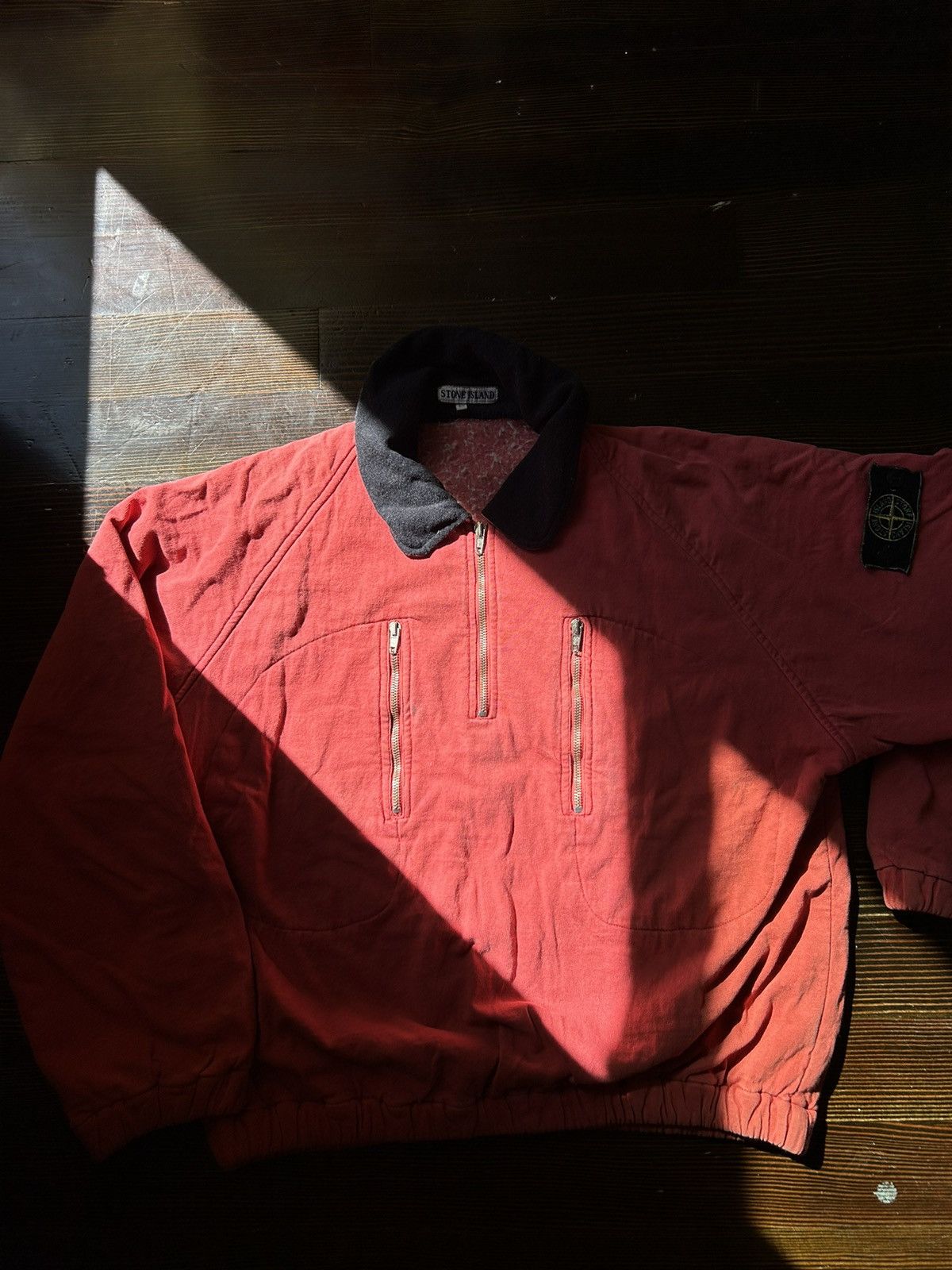 C.P. Company × Massimo Osti × Stone Island Vintage Stone Island Lungs Sweater Size US L / EU 52-54 / 3 - 4 Thumbnail
