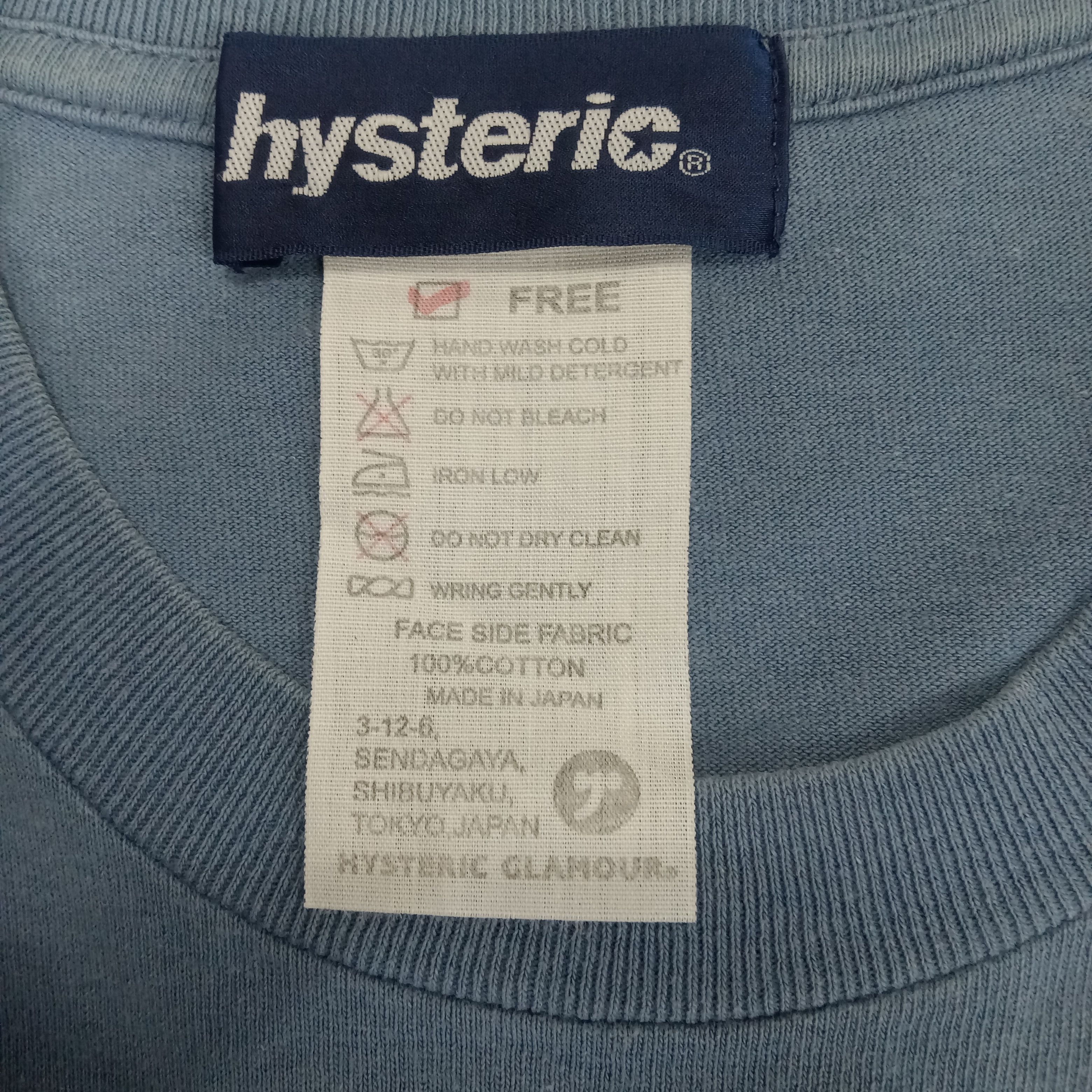 Hysteric Glamour × Japanese Brand × Vintage Hysteric Glamour Happy Valley Japan Brand Tshirt Size US S / EU 44-46 / 1 - 7 Thumbnail