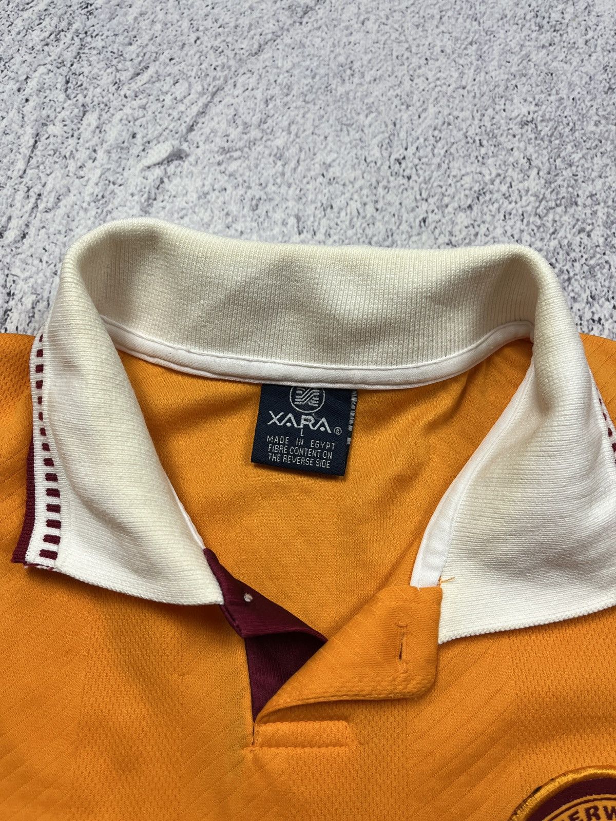 Vintage Vintage Xara FC Motherwell 1998/99 Home Soccer Jersey Shirt Size US L / EU 52-54 / 3 - 7 Thumbnail
