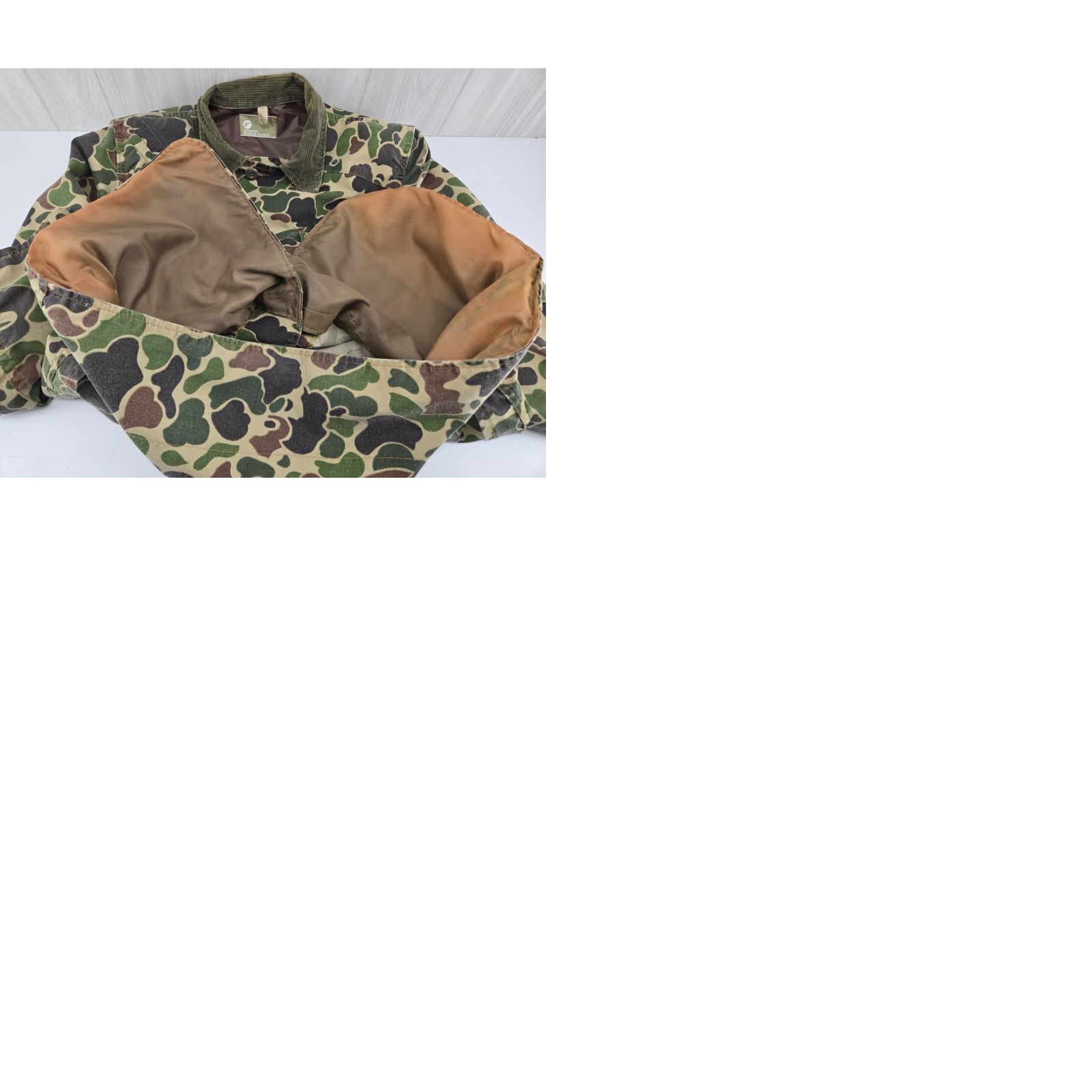 JCPenney VTG JCPenney Hunting Jacket Duck Camouflage Mens L/XL Button Up Shirt Size US L / EU 52-54 / 3 - 10 Thumbnail