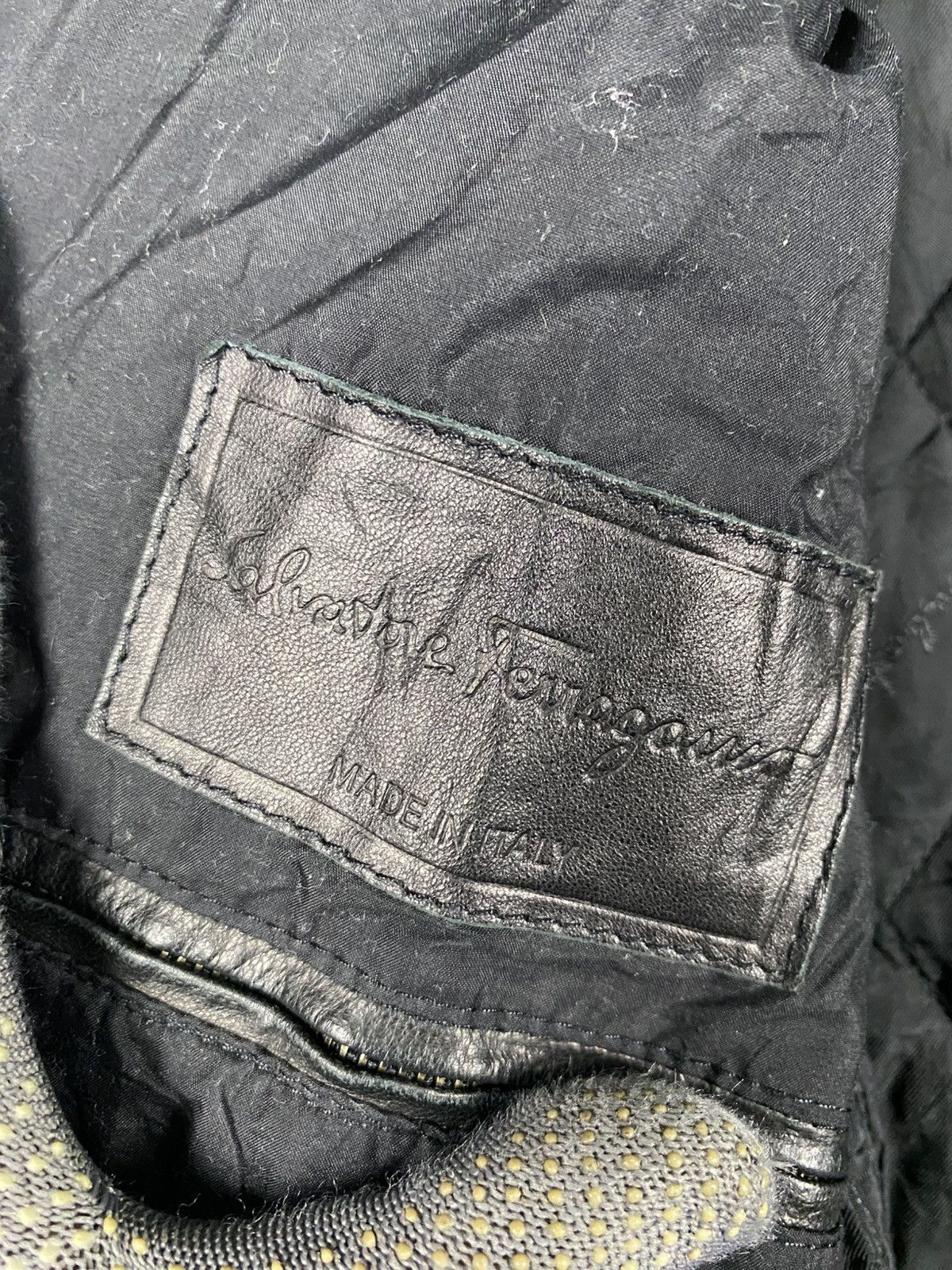 Salvatore Ferragamo Salvatore Ferragamo Black Quilted Jacket Luxury Outerwear Size XXL / US 16-18 / IT 52-54 - 9 Thumbnail