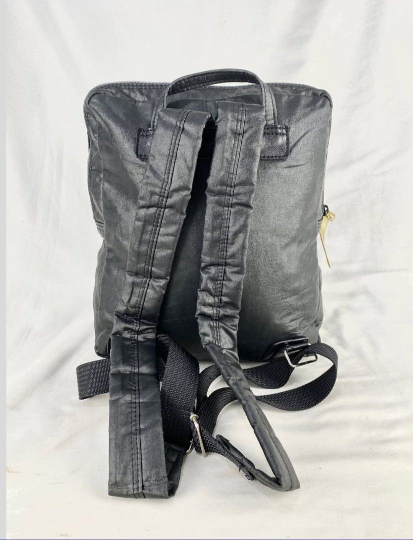 Jean Paul Gaultier Vintage Jean Paul Gaultier Leather Backpack Big Logo Size ONE SIZE - 4 Thumbnail