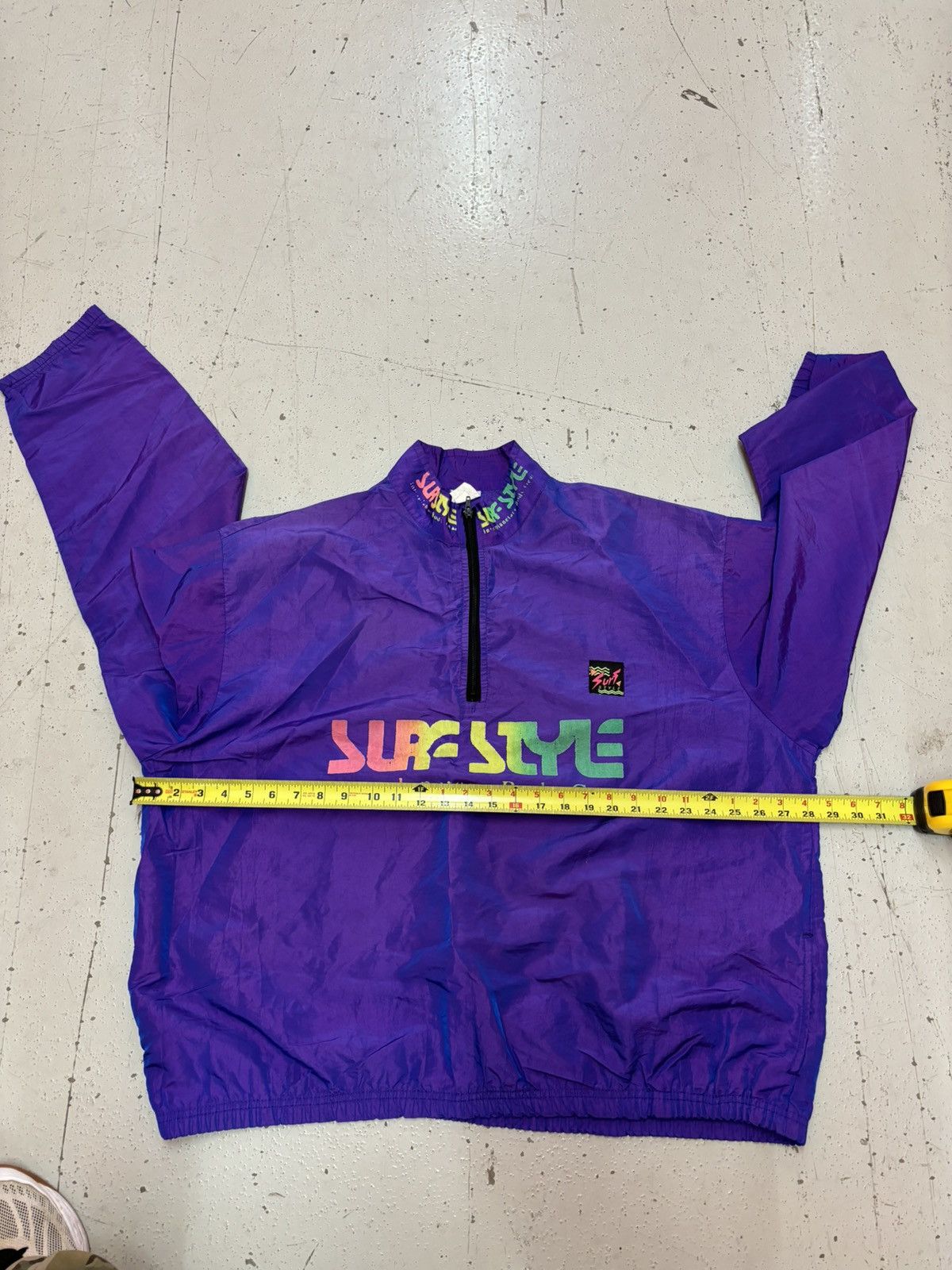 FINAL DROP***RARE 90s SURF STYLE OVERSIZED WINDBREAKER OS