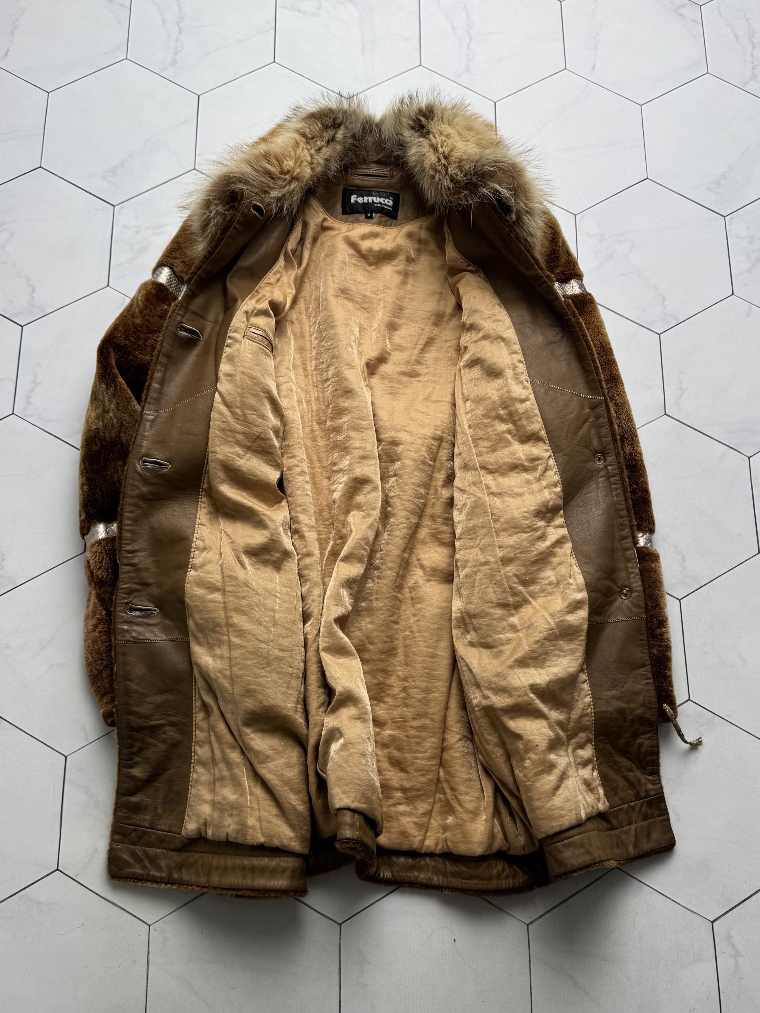 Vintage Vintage Real Sheepskin Coat (B250)D15E2 Size M / US 6-8 / IT 42-44 - 10 Thumbnail