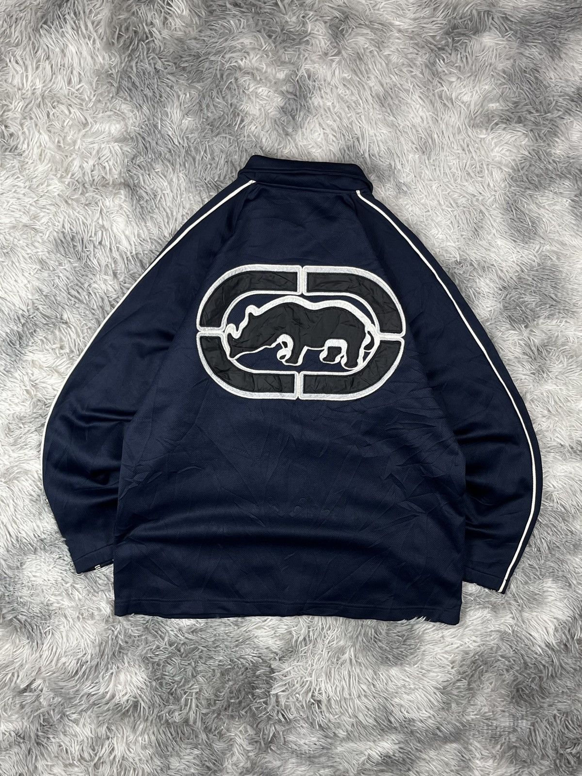 Ecko Unltd. Vintage Ecko unltd jacket big logo trak Full zip Size US M / EU 48-50 / 2 - 8 Thumbnail