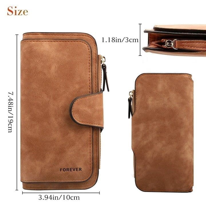 Other Women Lady Soft Leather Wallet Long Clutch Card Holder Size ONE SIZE - 7 Thumbnail