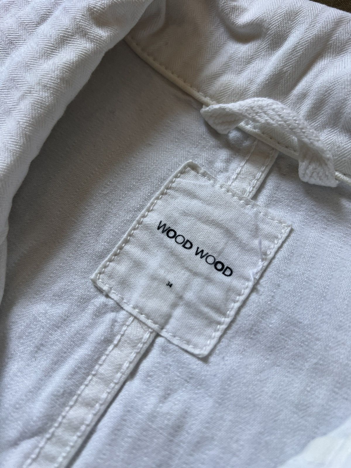 Wood Wood Wood Wood Workwear White Womans Multipocket Jacket Size S / US 4 / IT 40 - 13 Thumbnail