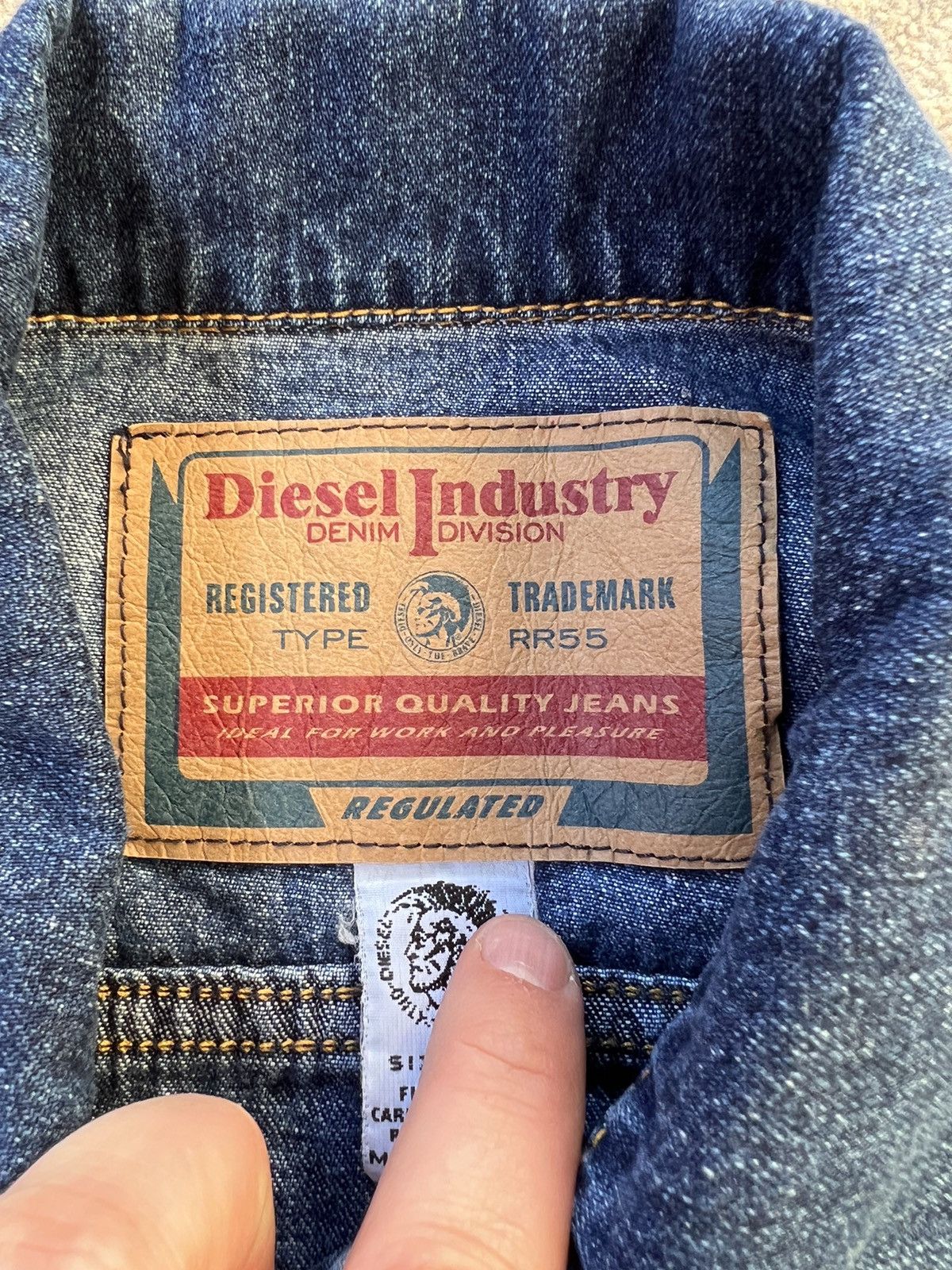 Diesel × Vintage Y2K Diesel Vintage Denim Jacket Size S / US 4 / IT 40 - 3 Thumbnail