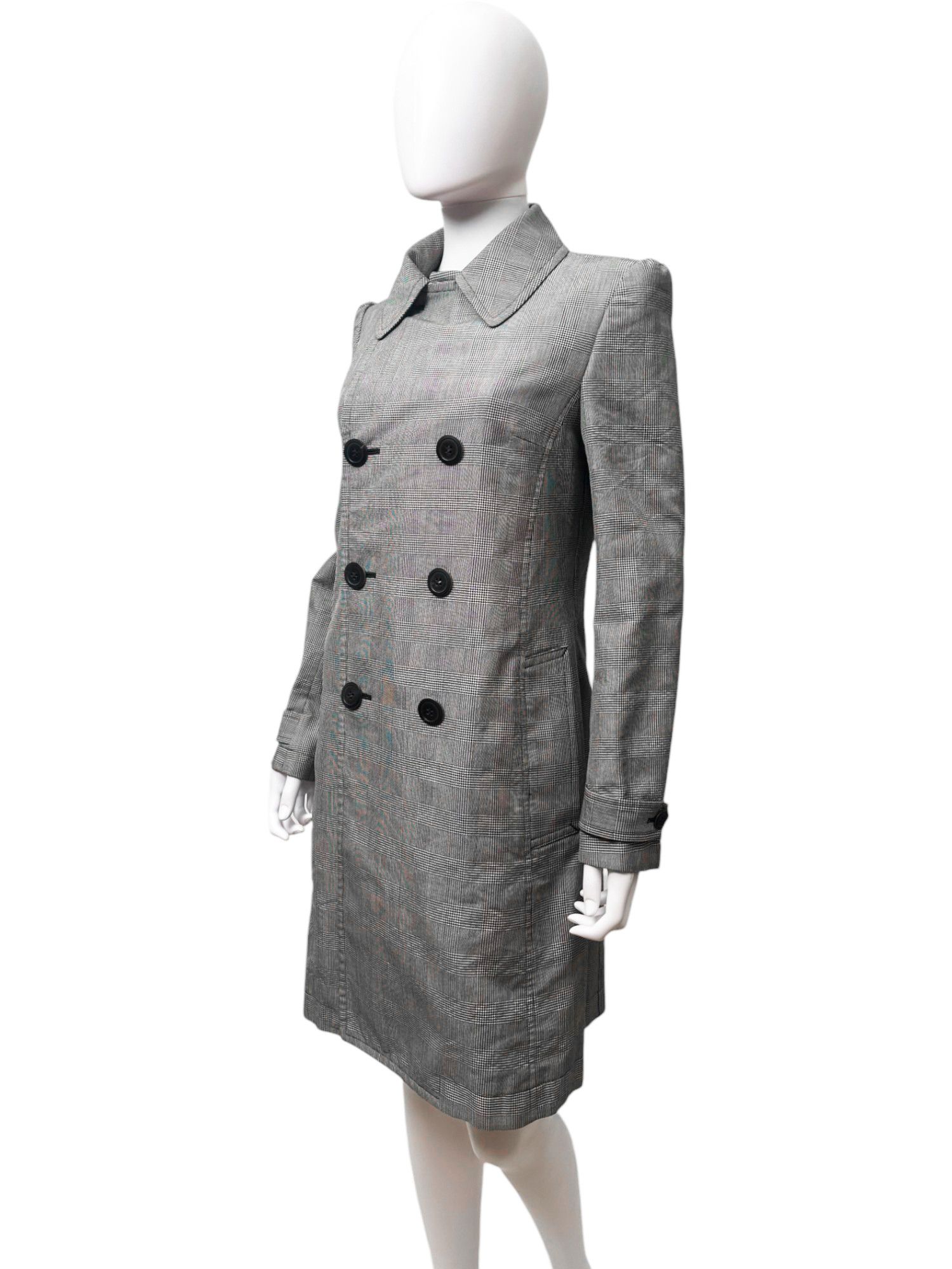 Comme des Garcons × Junya Watanabe A/W 2009 Double Breasted Grey Coat Size M / US 6-8 / IT 42-44 - 2 Thumbnail