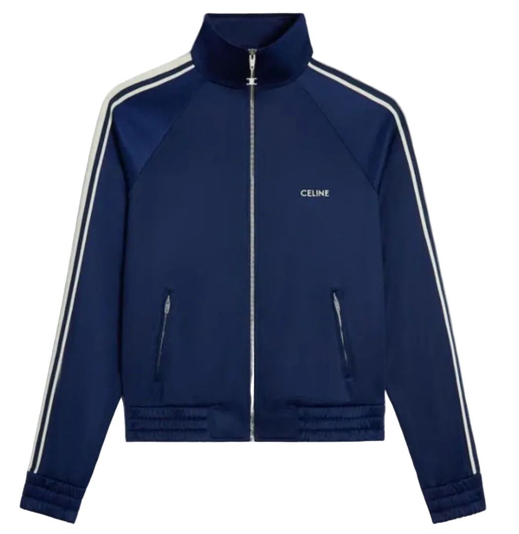 Celine Track Jacket Blue Size US L / EU 52-54 / 3 - 1 Thumbnail