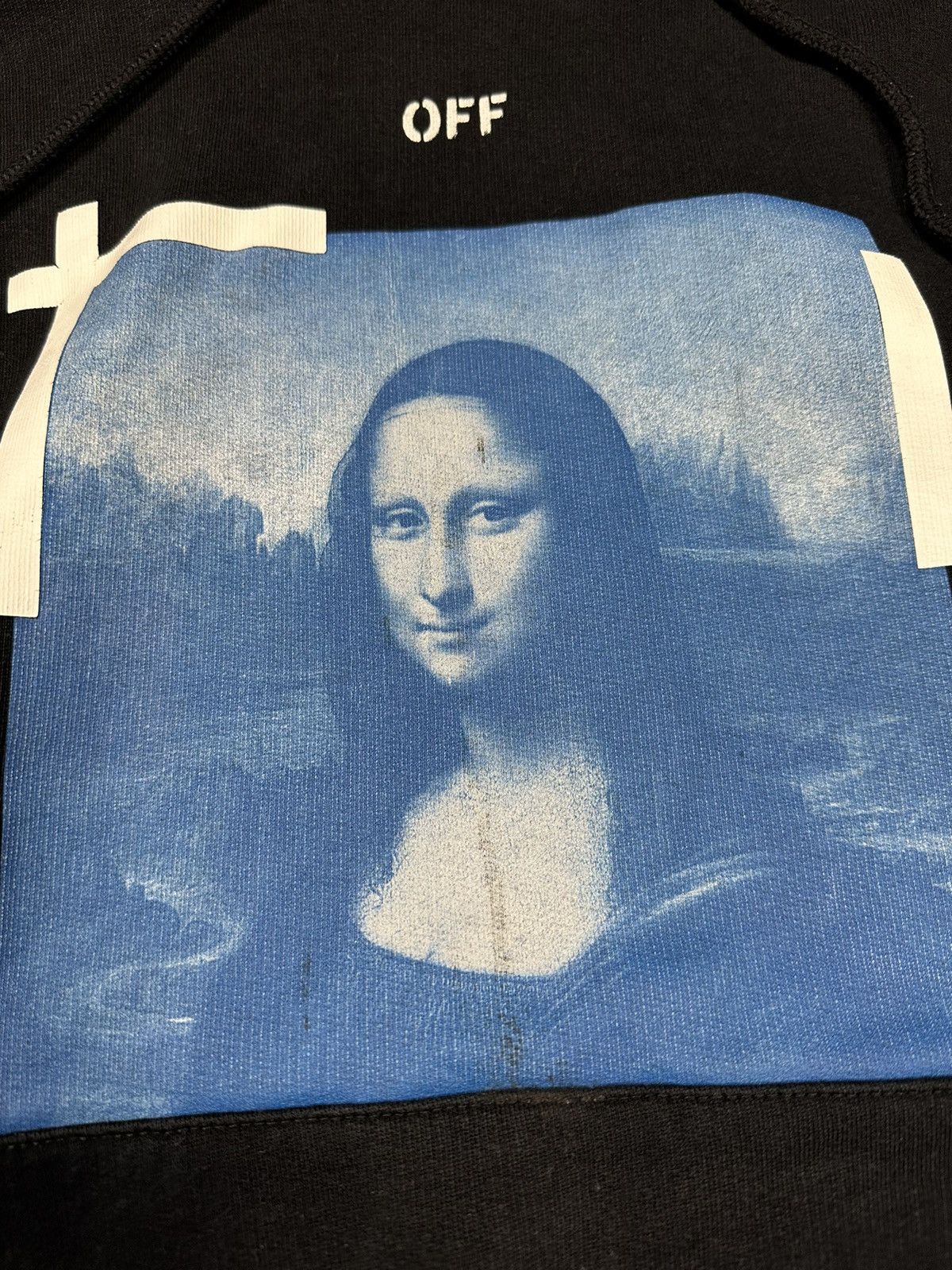 Off-White Off White Mona Lisa Black Hoodie Size US L / EU 52-54 / 3 - 5 Thumbnail