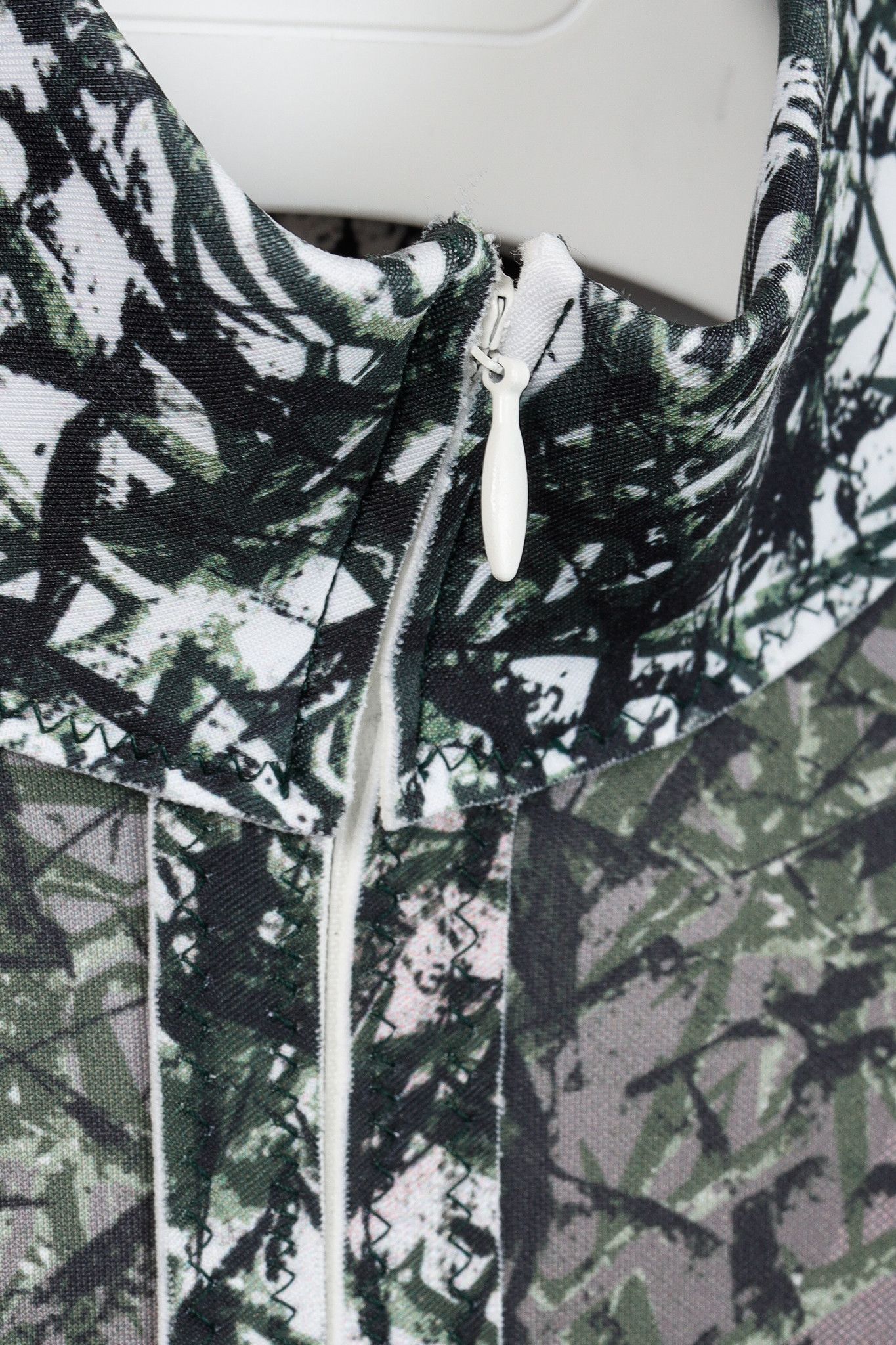 Marie Saint Pierre Marie Saint Pierre Raida Green Thorns Ombrage Dress Size M / US 6-8 / IT 42-44 - 9 Thumbnail