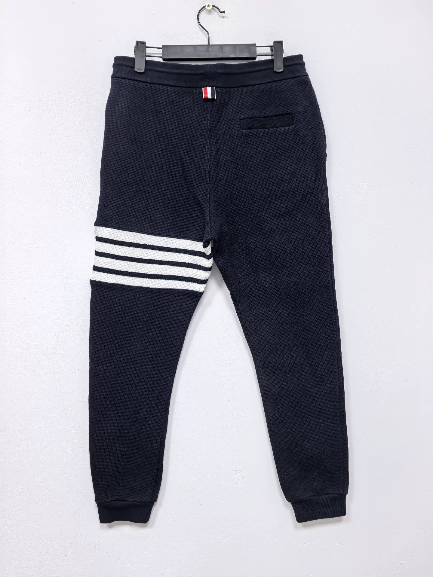 Thom Browne Thom Browne Classic Waffle Sweatpants Size US 31 - 1 Thumbnail
