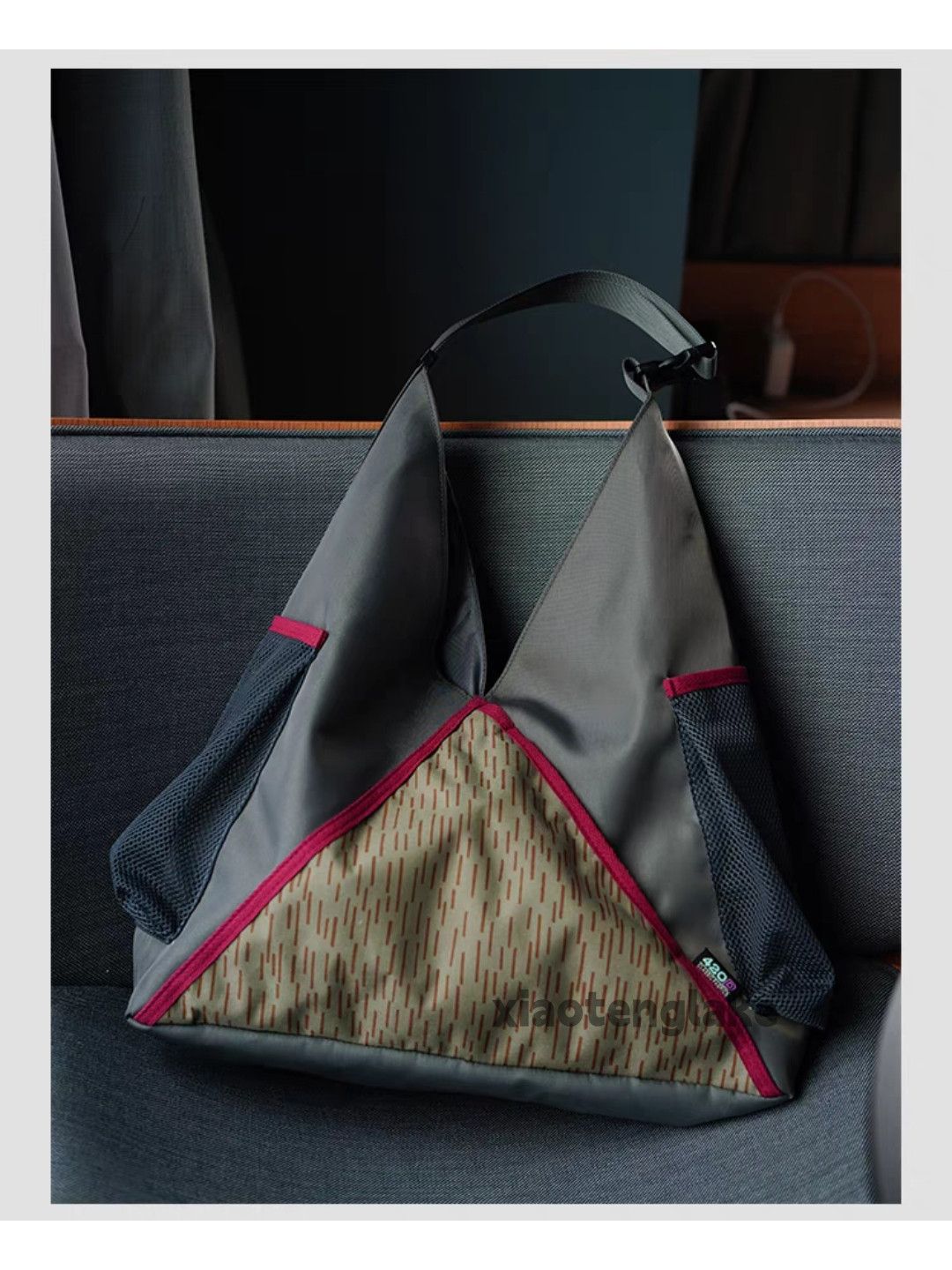 Vintage Unisex outdoor sports patchwork sports tote bag Size ONE SIZE - 7 Thumbnail