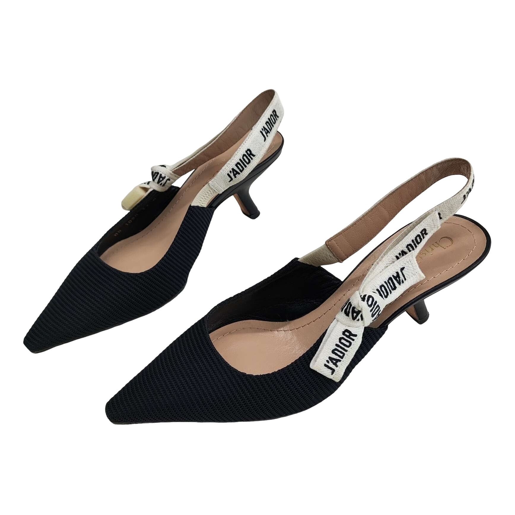 Dior Dior J'Adior Logo Slingback Heels Size 37 Size US 7 / IT 37 - 1 Thumbnail
