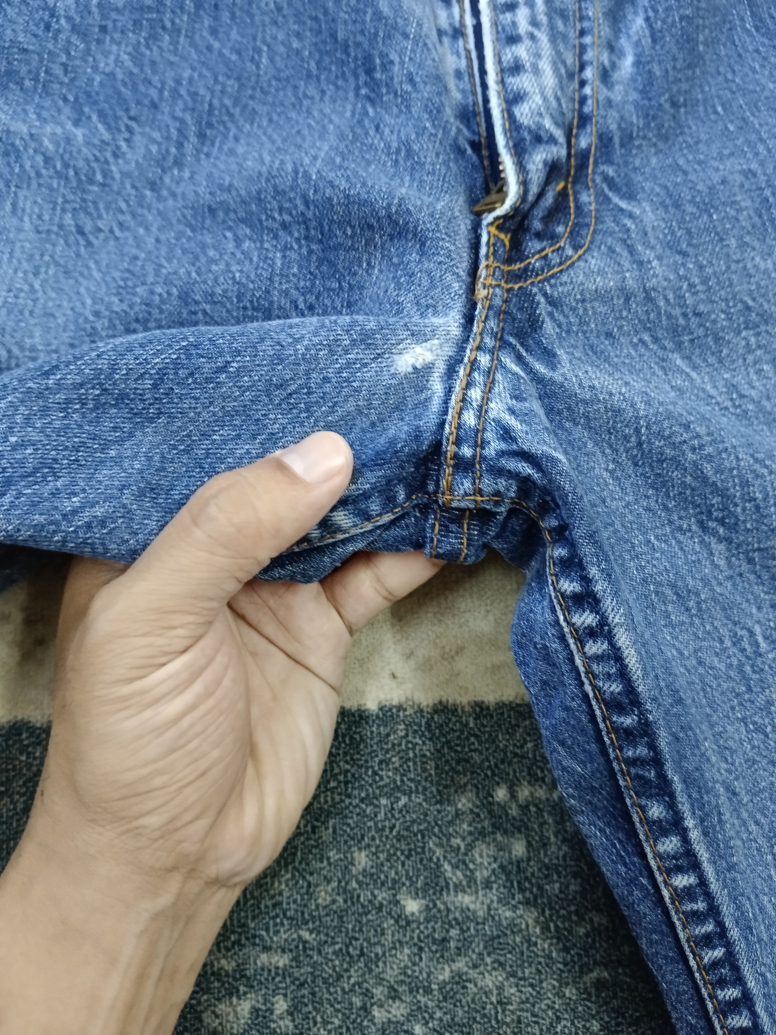 Levi's Vintage Clothing VINTAGE 90s LEVIS 503 SELVEDGE DENIM PANTS Size US 28 / EU 44 - 8 Thumbnail