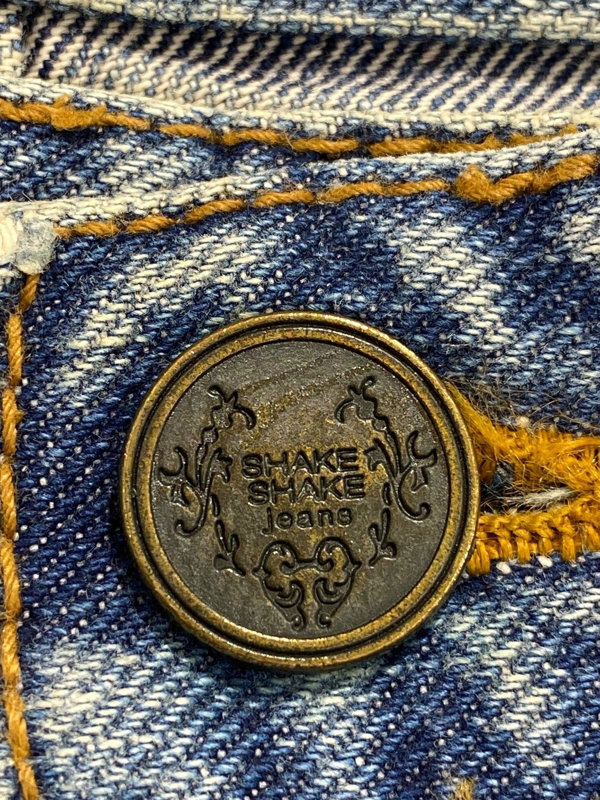 Japanese Brand Japanese Brand Blue Wash Distress Patch Style Flare Jeans Size US 30 / EU 46 - 11 Thumbnail