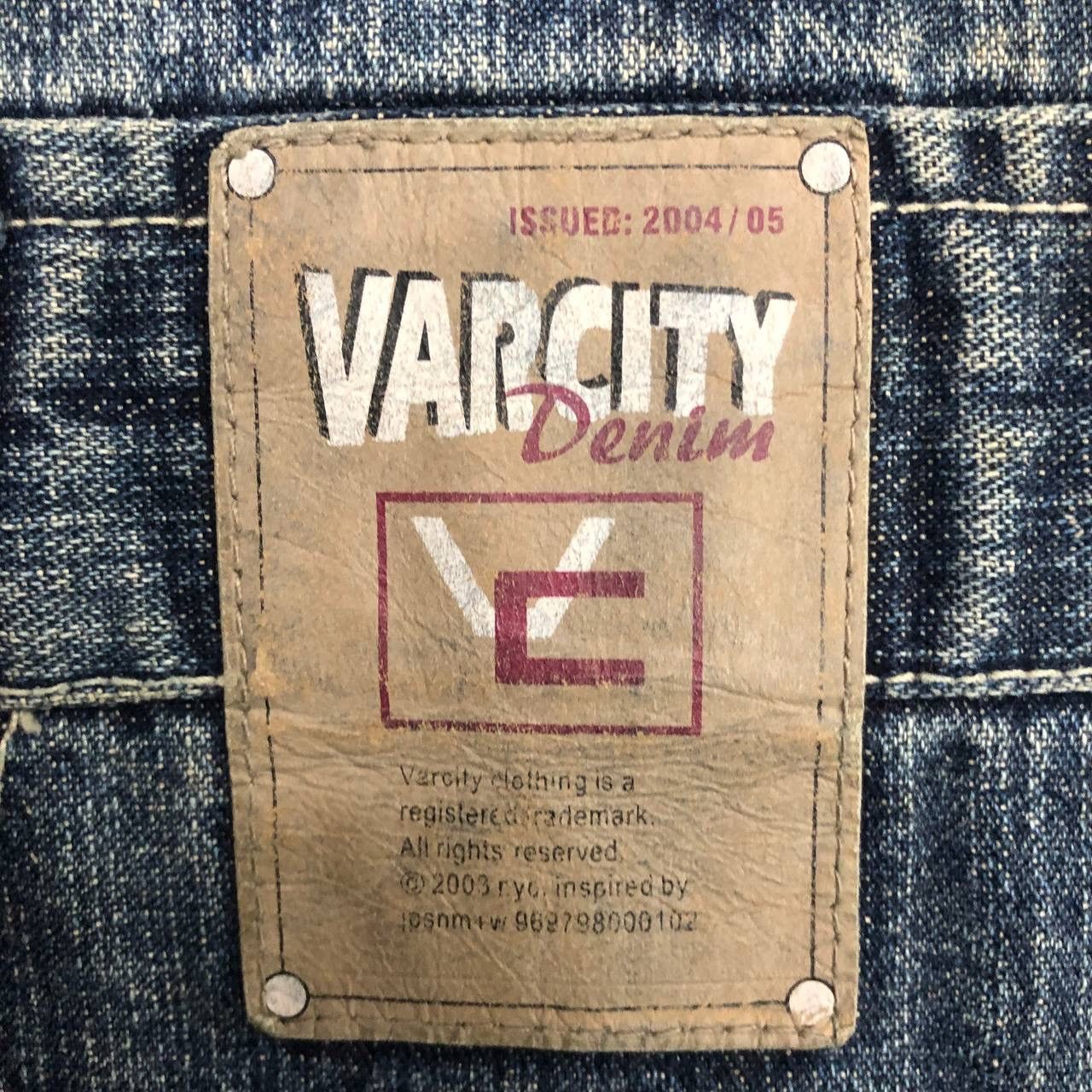 Other P865. VARCITY BAGY JEANS Size US 39 - 17 Thumbnail