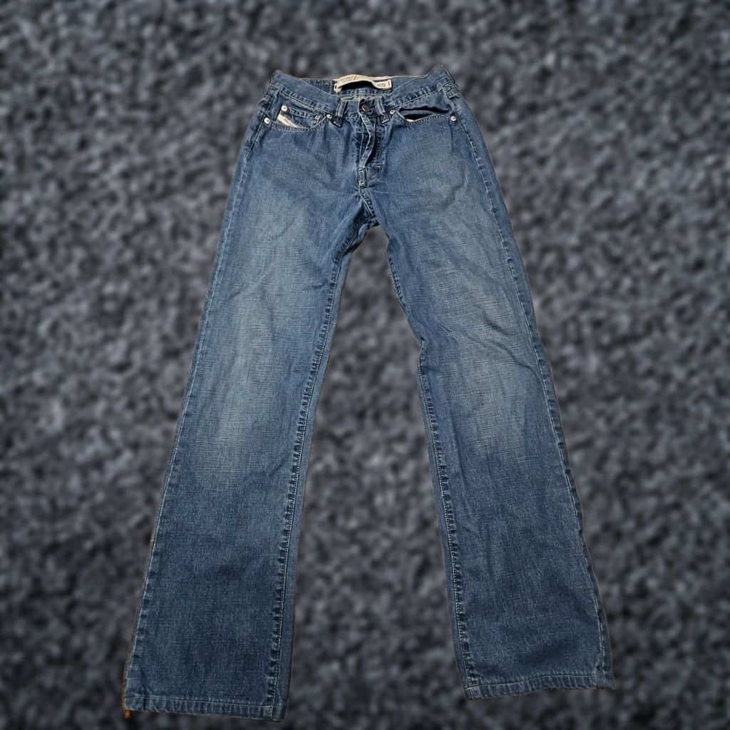 Diesel DIESEL Kulter Jeans Mens Size 27 Blue Denim Straight Buttonfly Pants Trouser Size US 27 - 1 Thumbnail