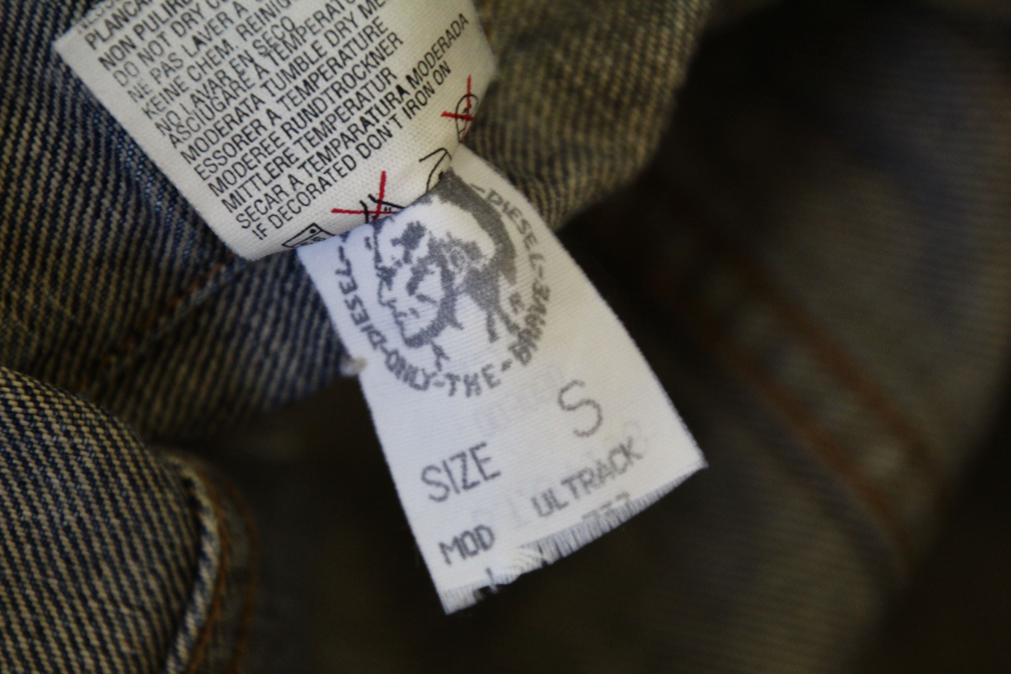 Diesel RARE VTG 🔥Diesel Style Lab Ultrack Stonewash Faded Dnm Jkt Size US S / EU 44-46 / 1 - 8 Thumbnail