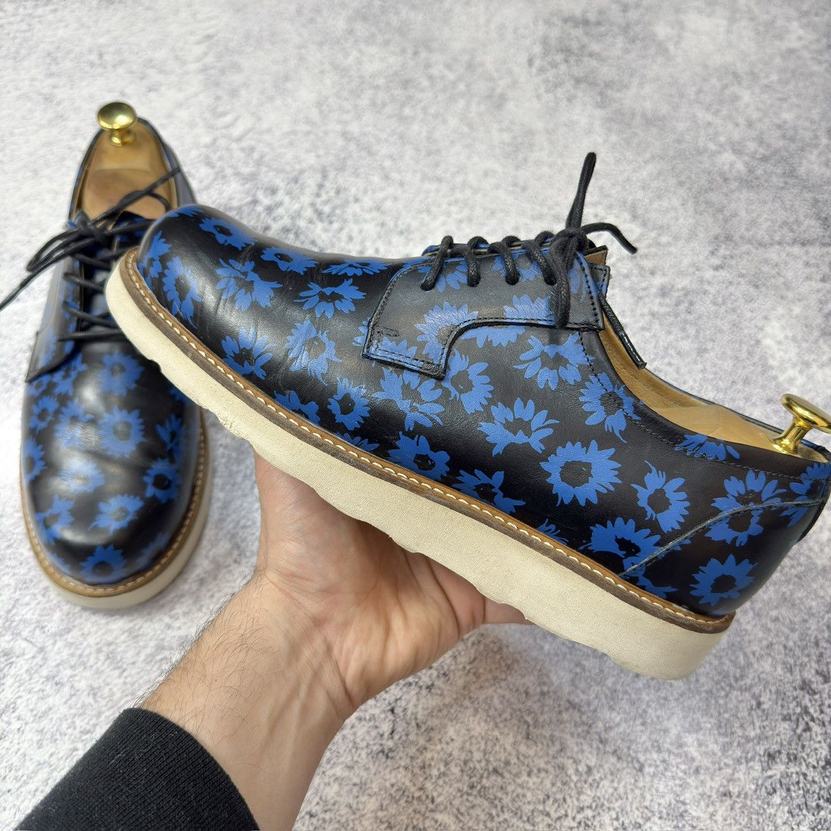Designer × Soulland Soulland Mens Leather Derbies US9 UK8 EU42 27cm Size US 9 / EU 42 - 10 Thumbnail