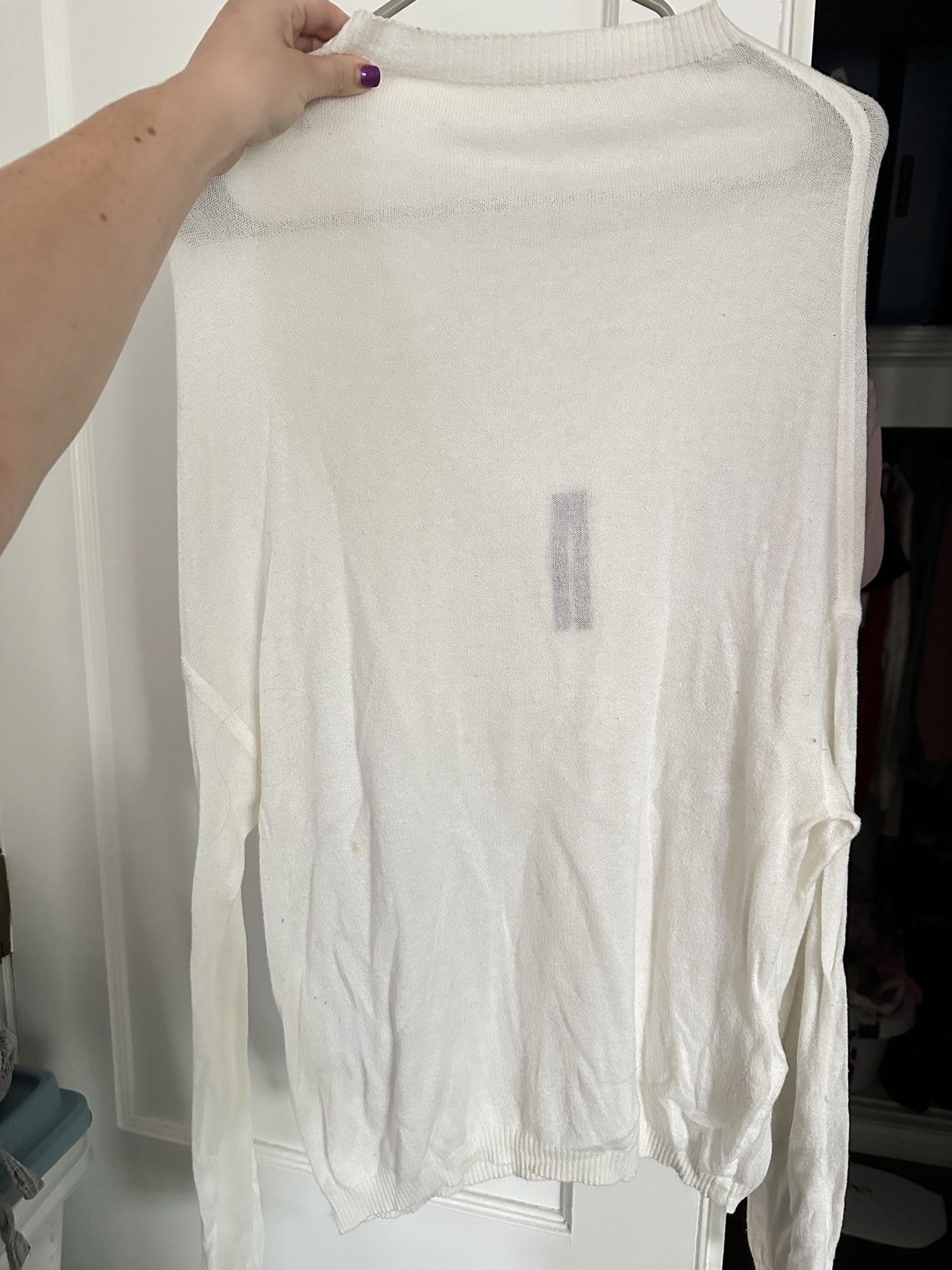 Rick Owens Rick Owens Milk Sweater Size S / US 4 / IT 40 - 1 Thumbnail