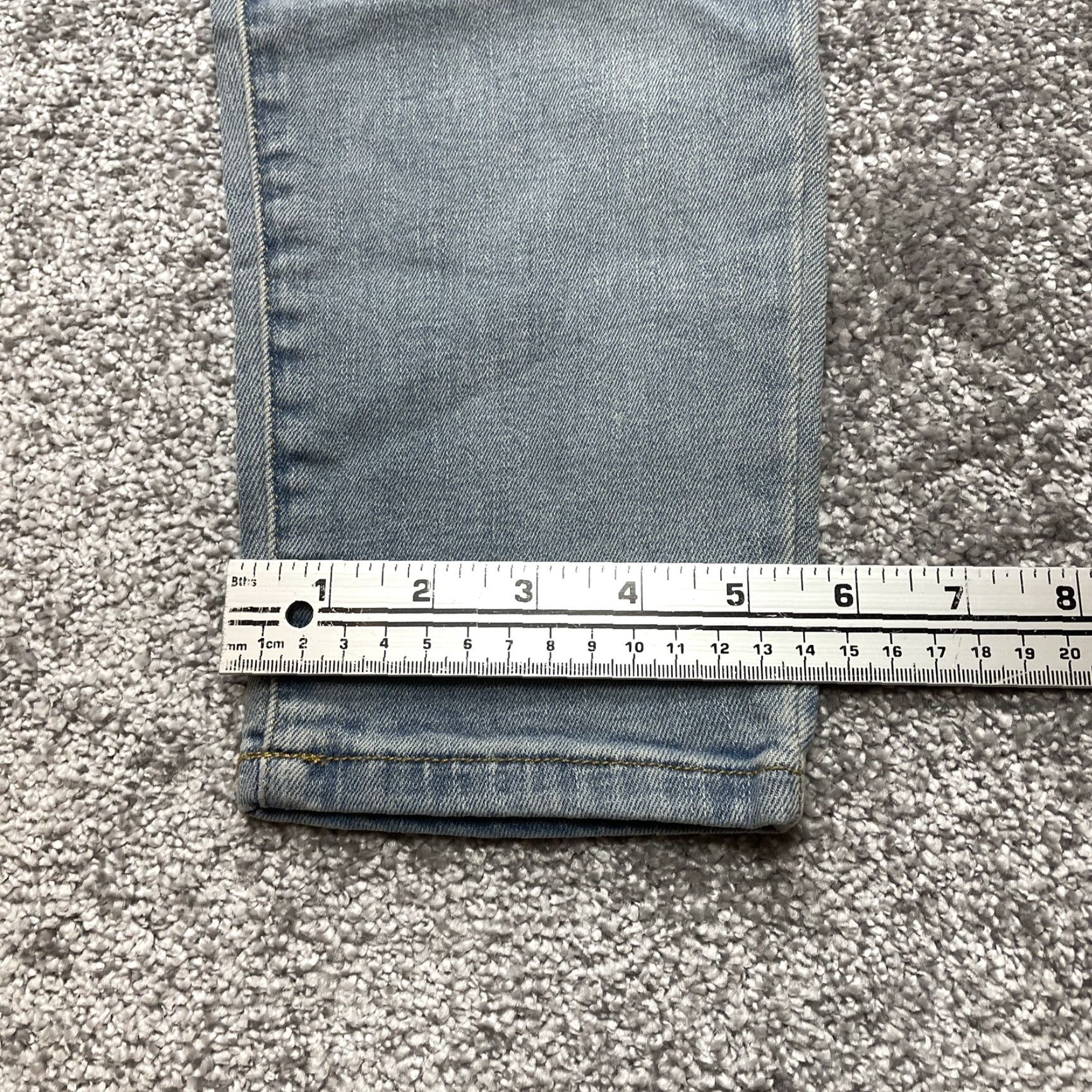 Vintage VINTAGE Daily Ritual Jeans Women 32 Long Light Wash Skinny NWT Size 24" / US 00 / IT 34 - 2 Thumbnail