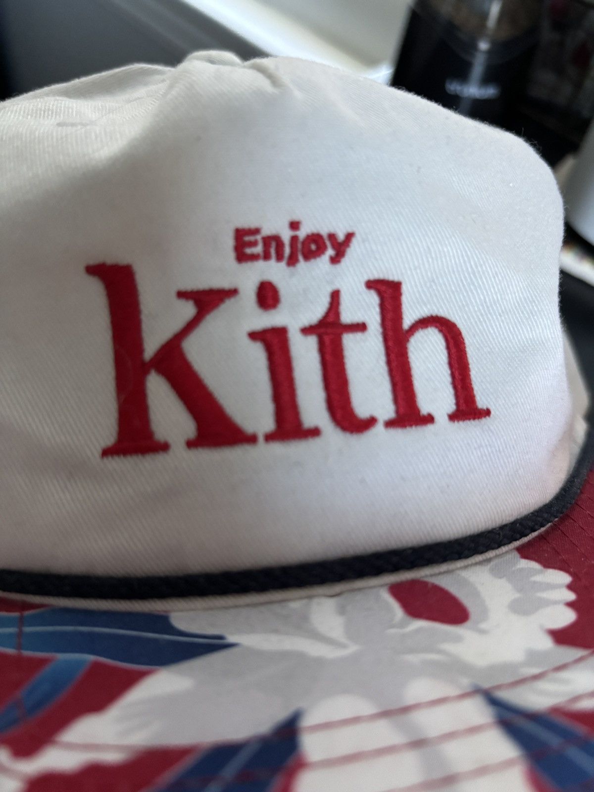 Coca Cola × Kith Kith x Coca-Cola Floral Cap White/Red Size ONE SIZE - 6 Thumbnail