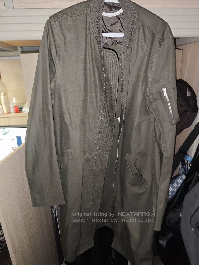 Rick Owens Rick Owens Army Green Long Jacket Size US M / EU 48-50 / 2 - 7 Thumbnail