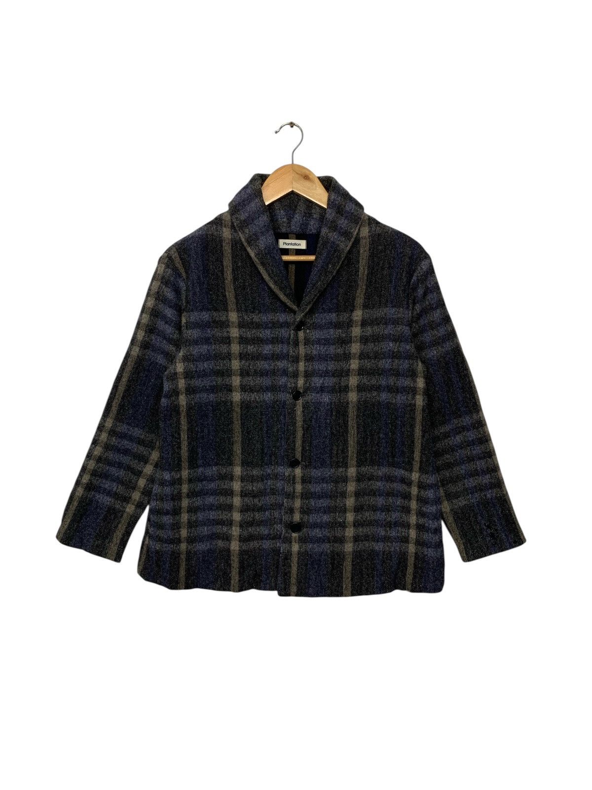 Designer × Issey Miyake × Japanese Brand Plantation Issey Miyake Button Ups Wool Jacket Size US M / EU 48-50 / 2 - 1 Thumbnail