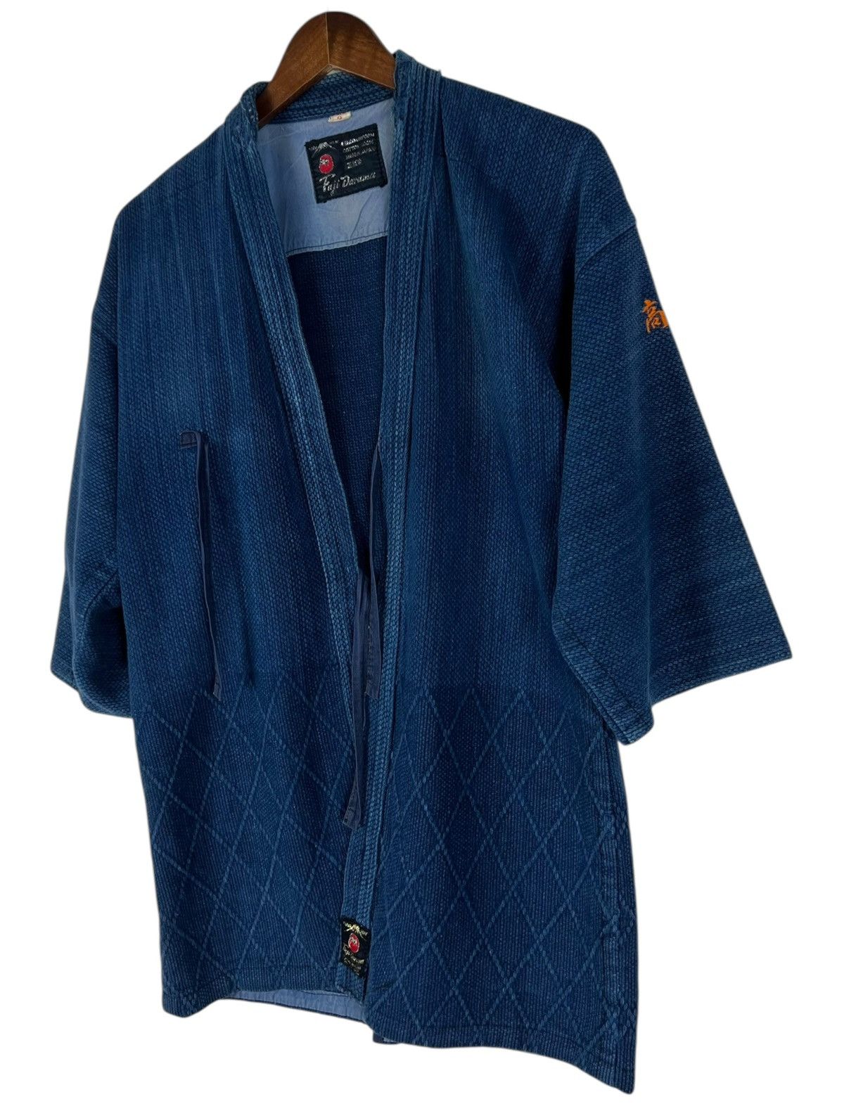 Japanese Brand Vintage Distressed Kendo Uniform Indigo Blue Kimono Jacket Size US M / EU 48-50 / 2 - 3 Thumbnail