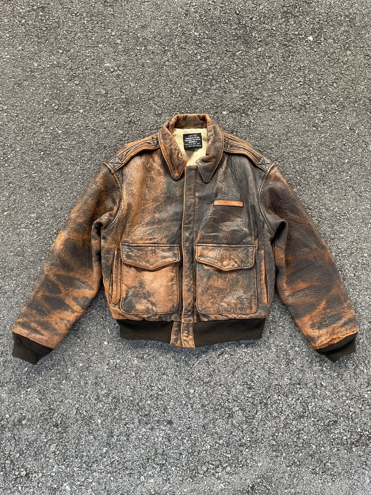 I*m様 80s avirex A-2 real leather bomber VINTAGE 1980s AVIREX TYPE A-2 FLIGHT JACKET | eBay