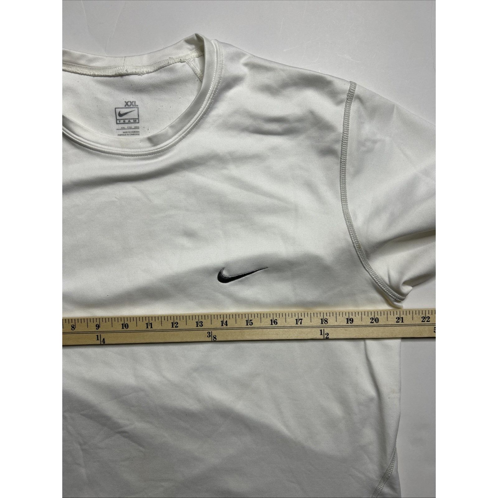 Nike Nike Pro Shirt Long Sleeve Dri Fit Ivory Men Size 2XL Size US XXL / EU 58 / 5 - 8 Thumbnail
