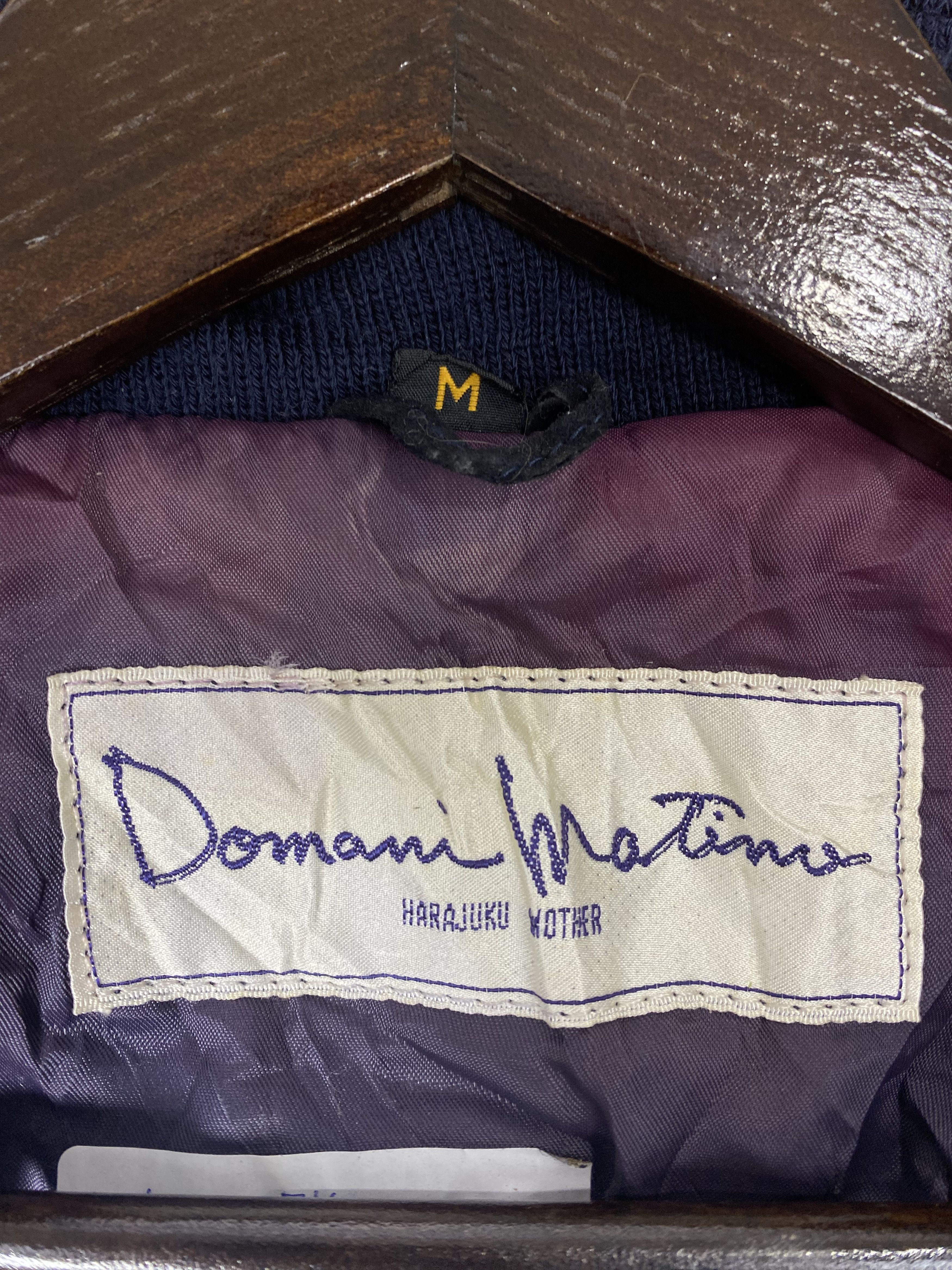 Leather Vintage Domani Matine Invert Leather Jacket DJ0054 Size US M / EU 48-50 / 2 - 10 Thumbnail