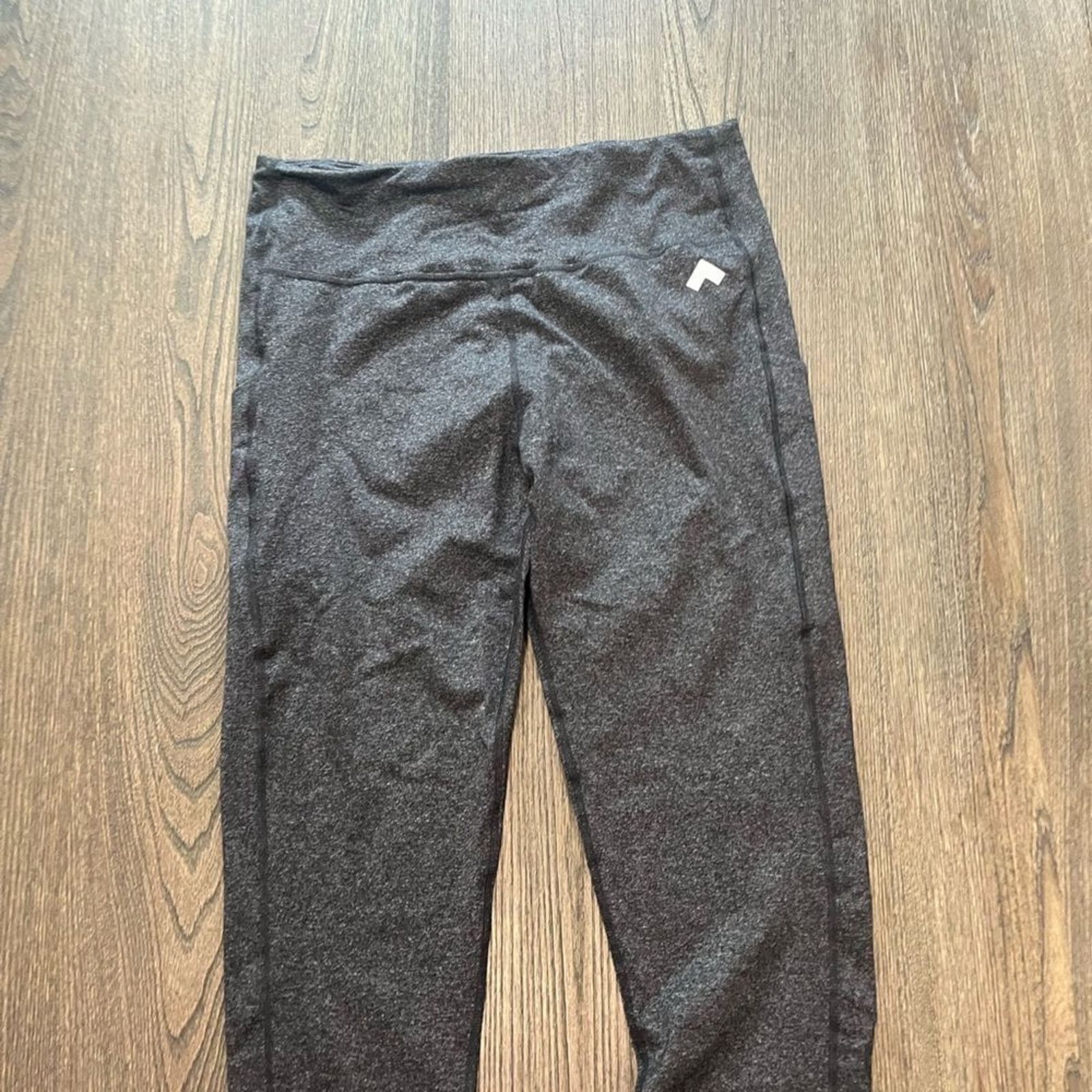 Vintage NWOT Tonal Womens Gray Athletic Leggings Size 3X Size 42" / US 20 - 3 Thumbnail