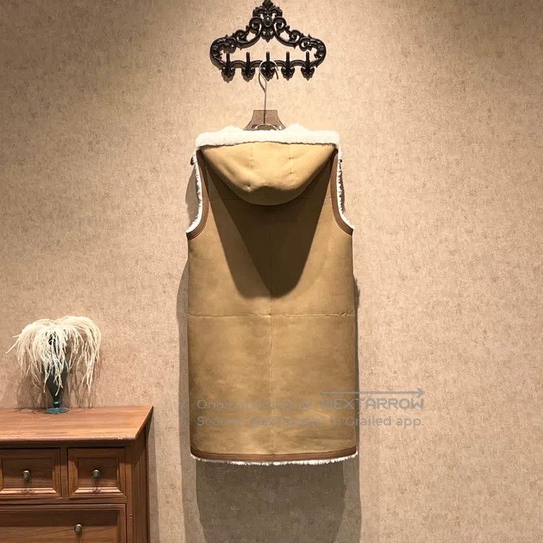 Loro Piana Loro Piana Leather and Fur Dual-Sided Hooded Vest Size M / US 6-8 / IT 42-44 - 4 Thumbnail