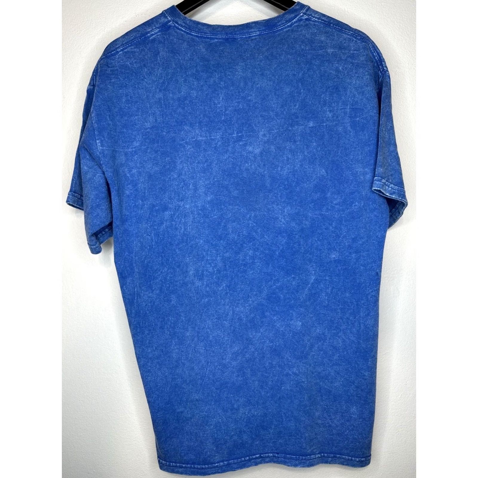 Gildan VINTAGE Y2K Southwestern Kokopelli Native Art T Shirt Acid Wash Blue L Mens Size US L / EU 52-54 / 3 - 6 Thumbnail