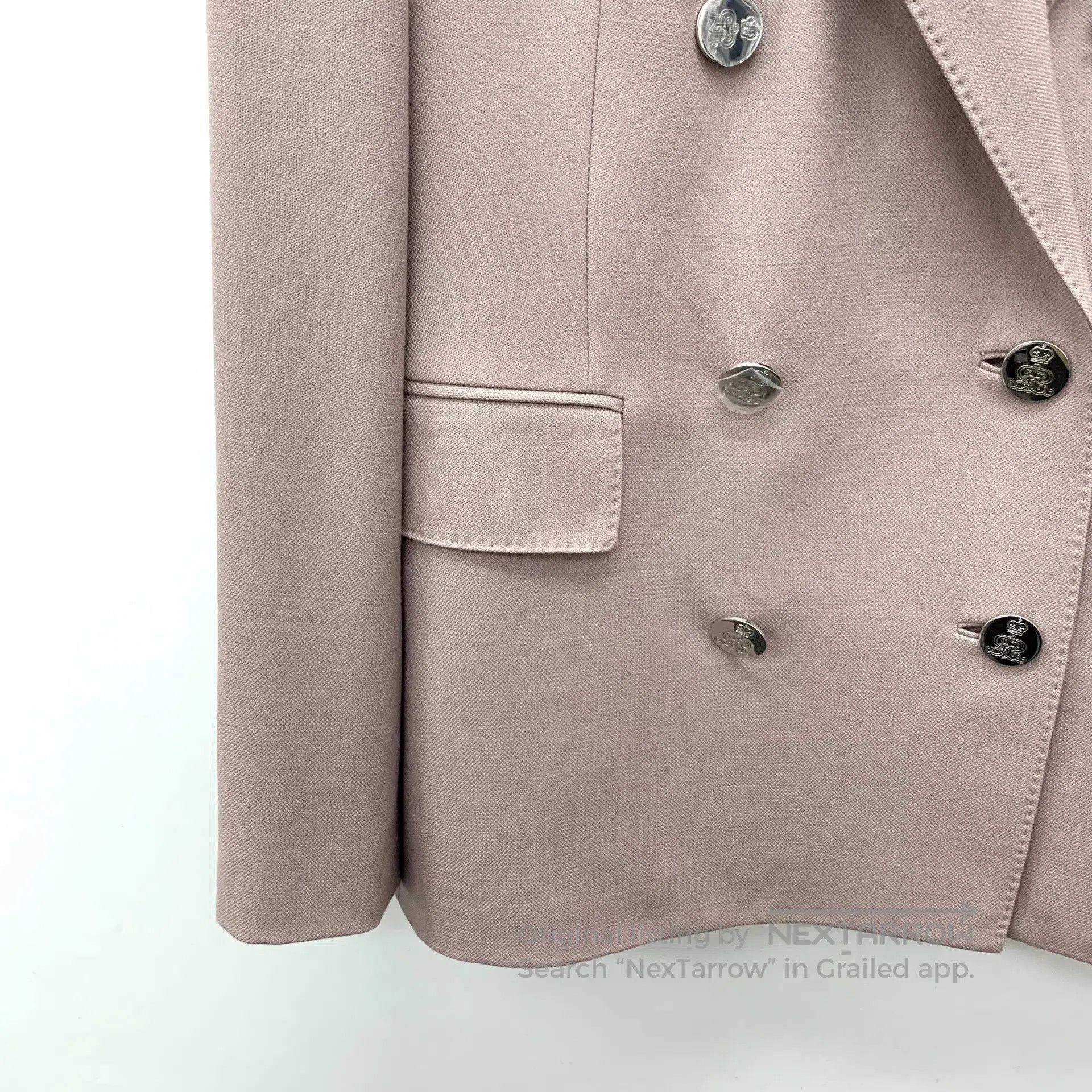 Polo Ralph Lauren Ralph Lauren Pink Cashmere Lapel Double-breasted Long Slee Size US XL / EU 56 / 4 - 4 Thumbnail