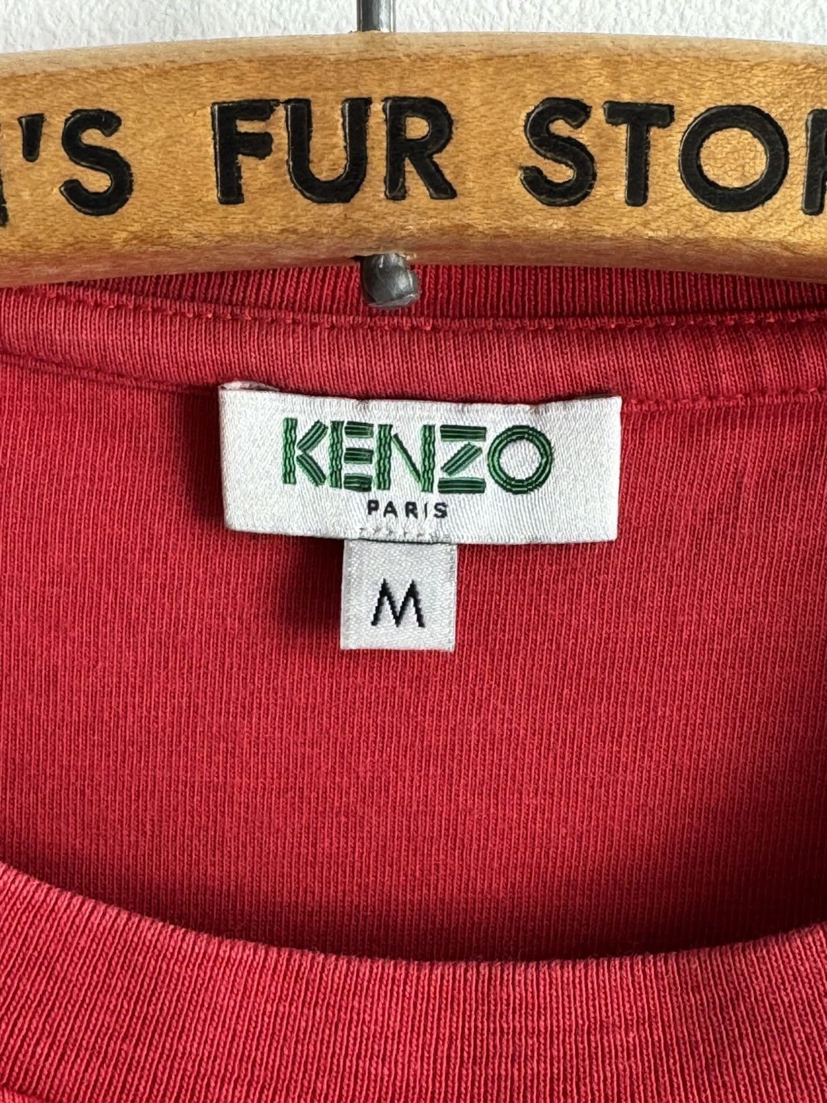 Kenzo Kenzo Striped Crew Neck Shirt Bold Red Size US M / EU 48-50 / 2 - 5 Thumbnail