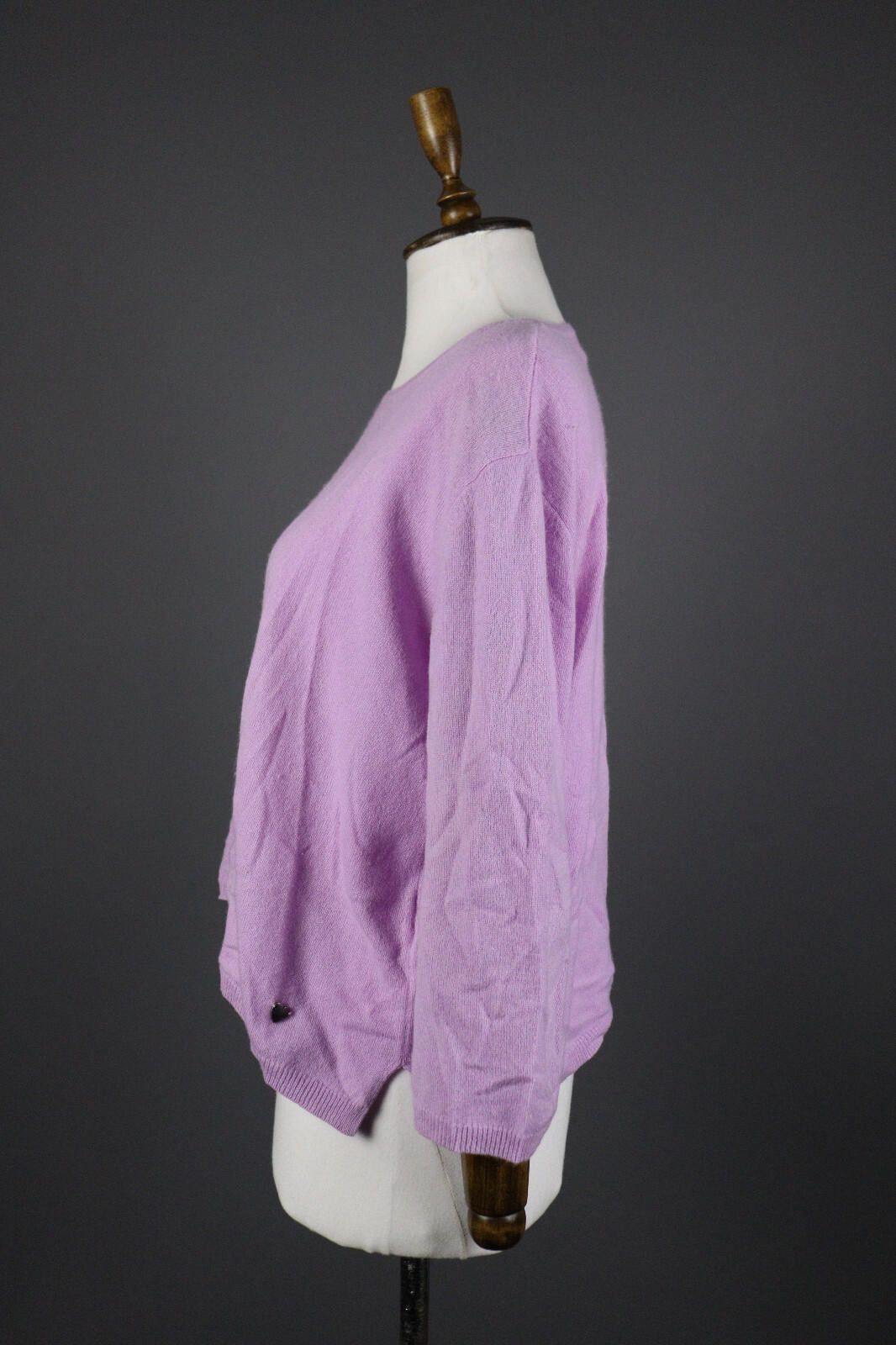 Designer Princess Goes Hollywood Pink Cashmere Knit Sweater Size 40 Size M / US 6-8 / IT 42-44 - 7 Thumbnail