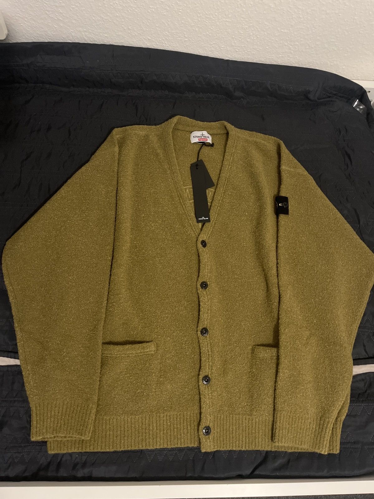 Supreme Supreme SS24 Confetti Cardigan Brown | Grailed