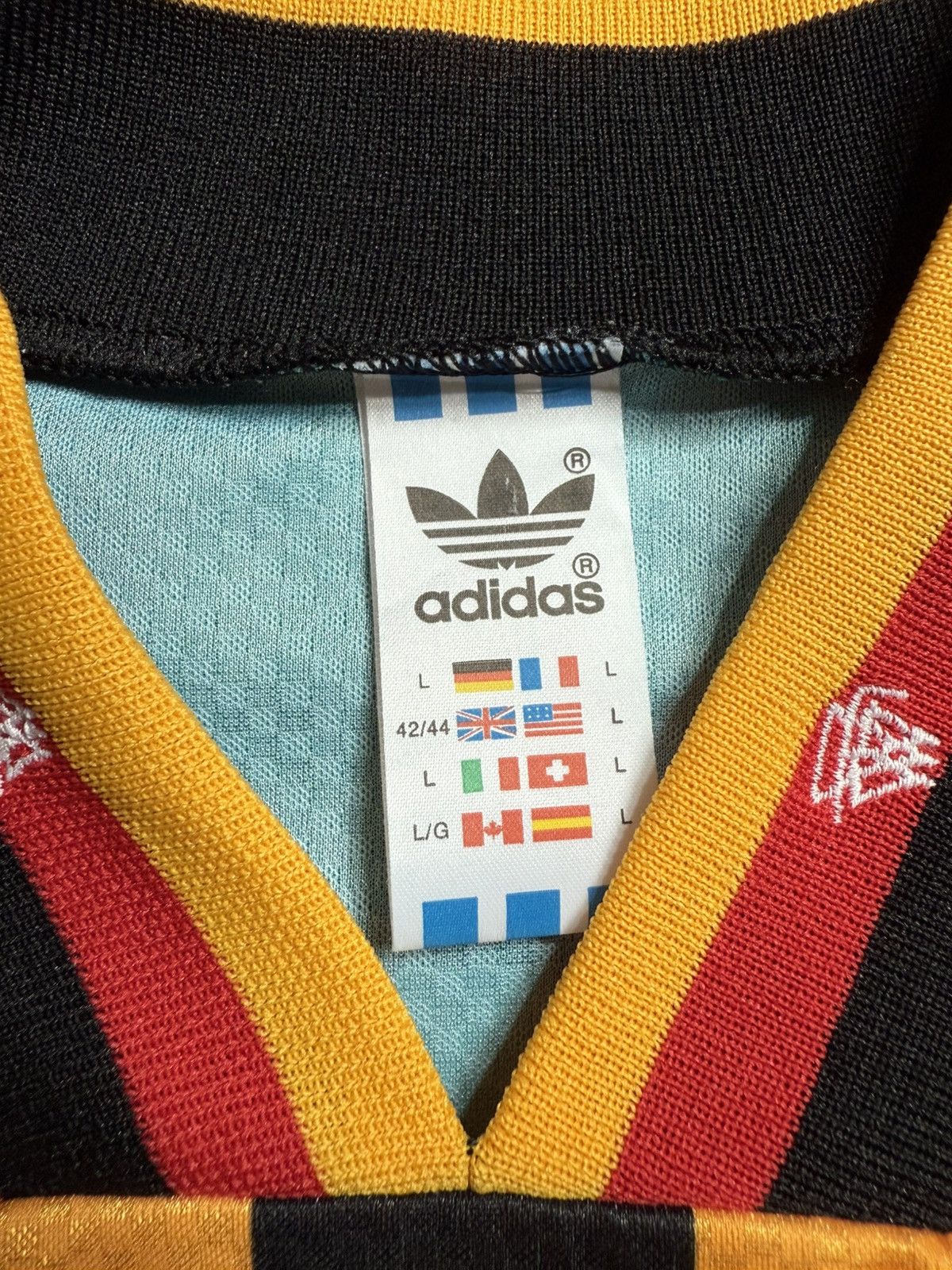 Adidas Germany 1994 Away Jersey “KLINSMANN 18” Size US L / EU 52-54 / 3 - 5 Thumbnail