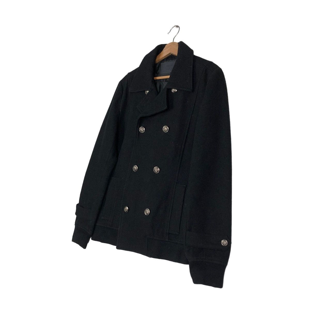 Japanese Brand 🔥Double Breast Wool Biker Jacket Phono Japan Made Size US M / EU 48-50 / 2 - 2 Thumbnail