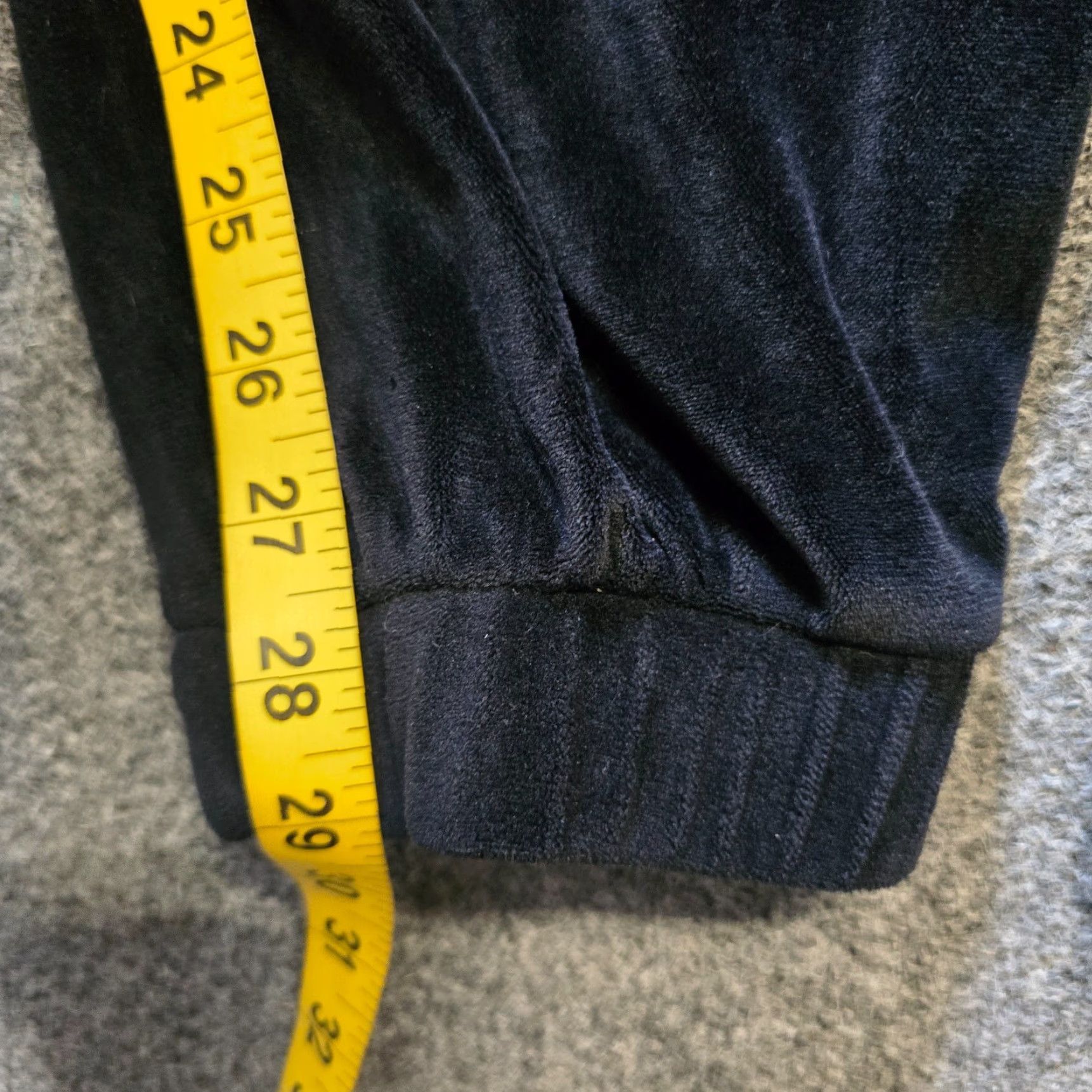 Velour Coolibar Pants Womens Large Black Velour Joggers Pull On UPF Capsule Casual Size 36" / US 14 / IT 50 - 7 Thumbnail