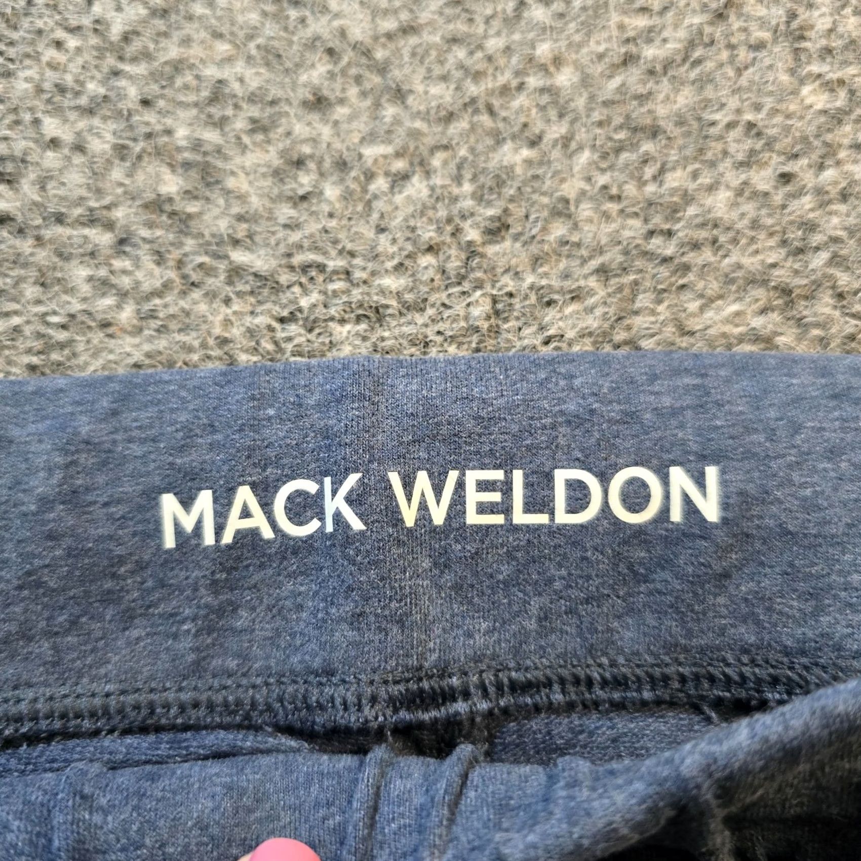 Vintage Mac Weldon Pants Mens Small Blue ACE Sweatpants Tapered Leg Pull On Casual Size US 29 - 4 Thumbnail