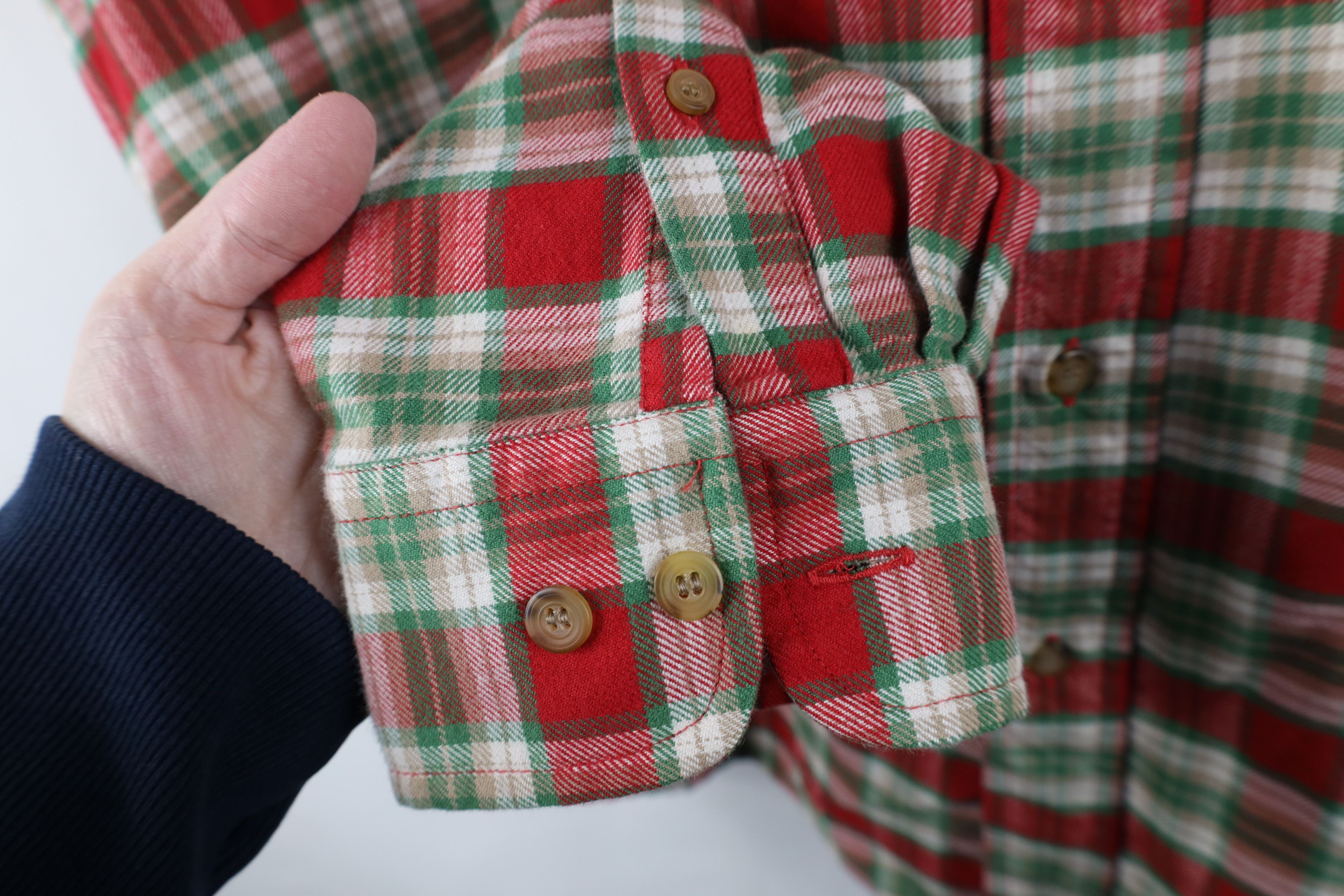 J.Crew Vintage J Crew Double Pocket Collared Button Shirt Plaid Size US L / EU 52-54 / 3 - 4 Thumbnail