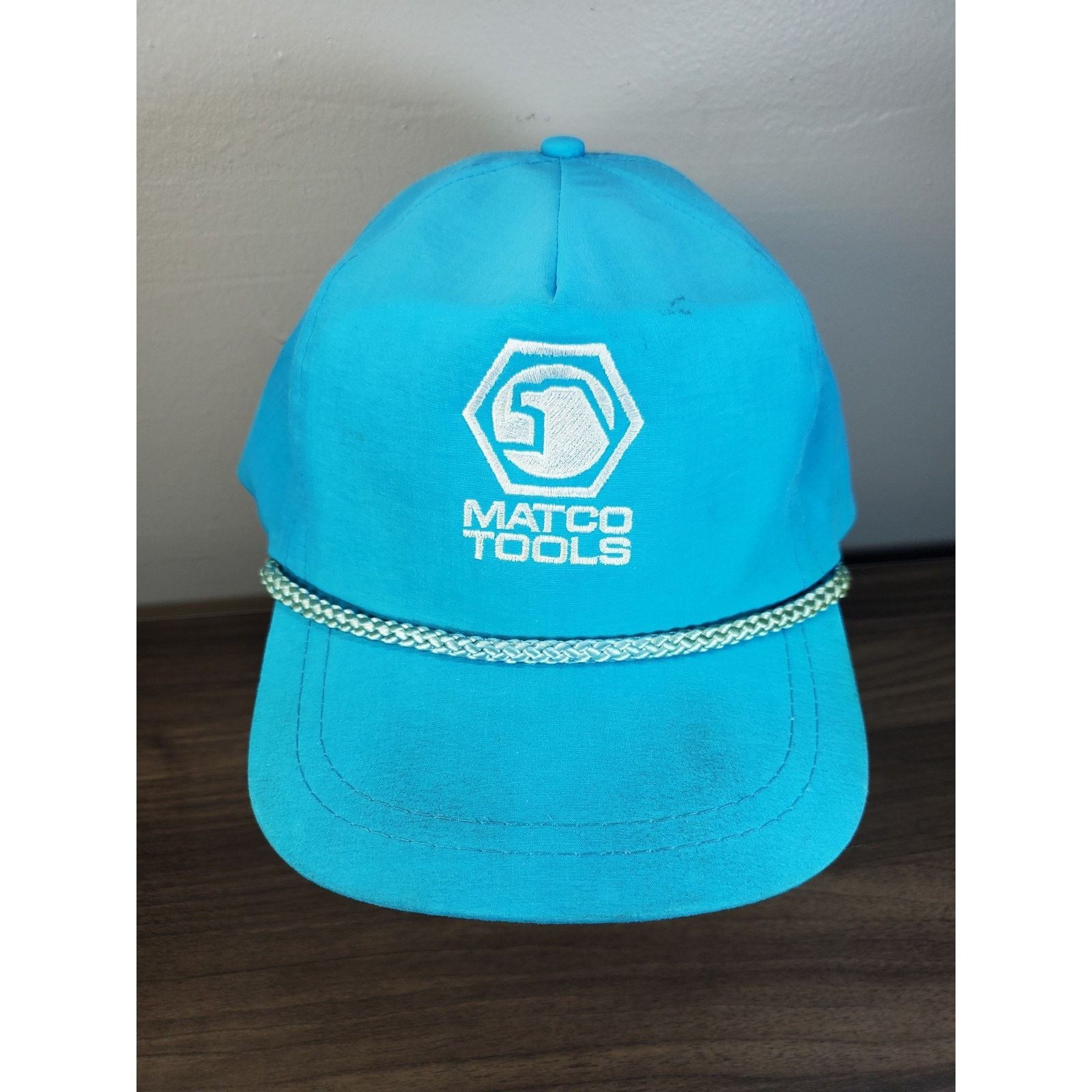 Vintage Matco Tools Snapback Hat Cap Teal Blue Adjustable *READ* Size ONE SIZE - 3 Thumbnail